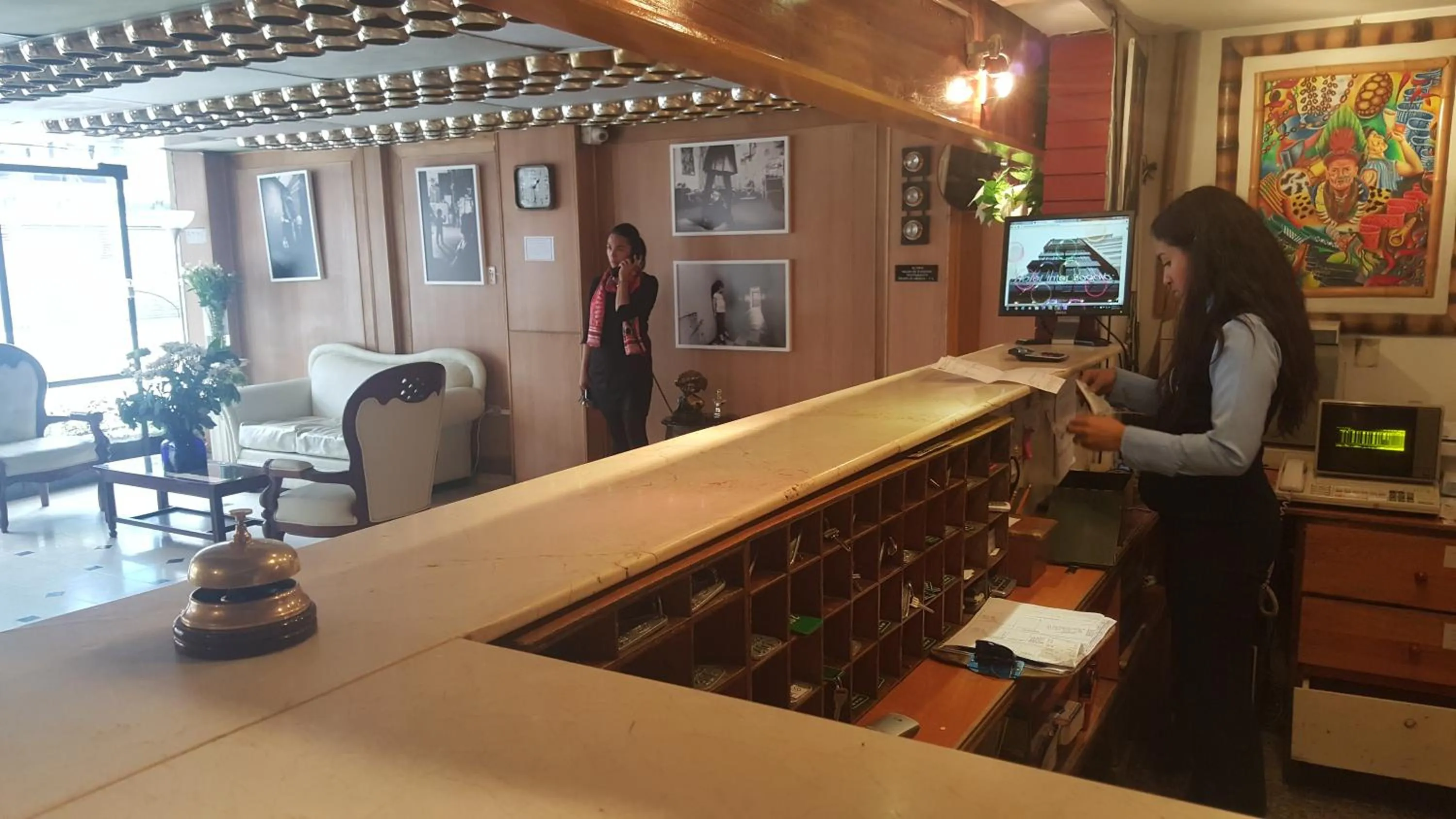 Lobby or reception in Hotel Inter Bogotá