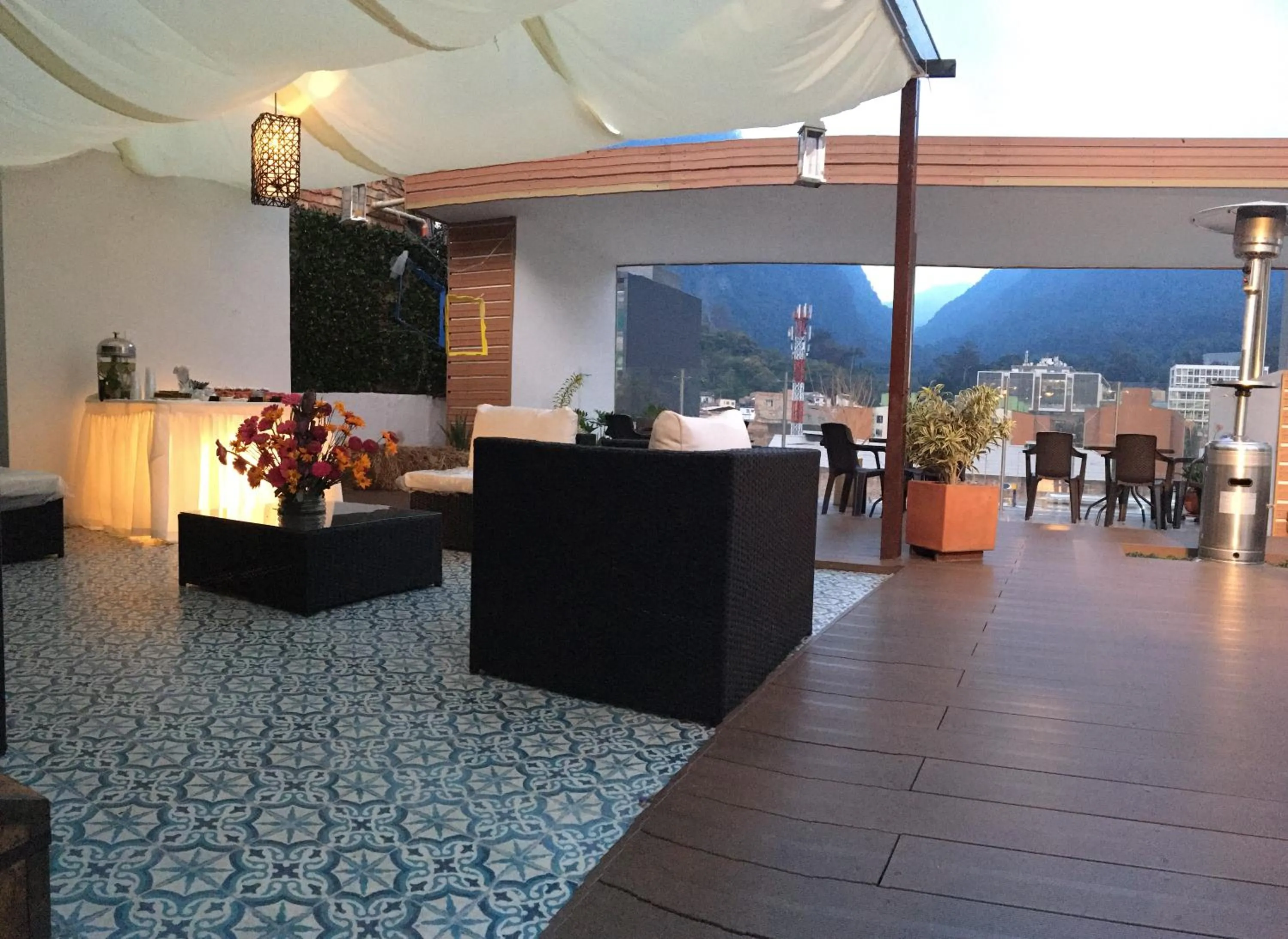 Balcony/Terrace in Hotel Inter Bogotá