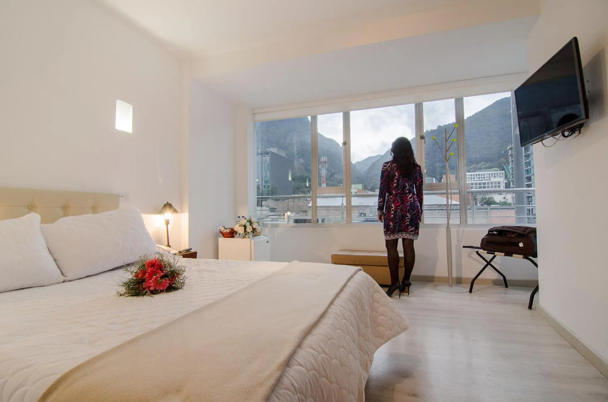 Photo of the whole room in Hotel Inter Bogotá