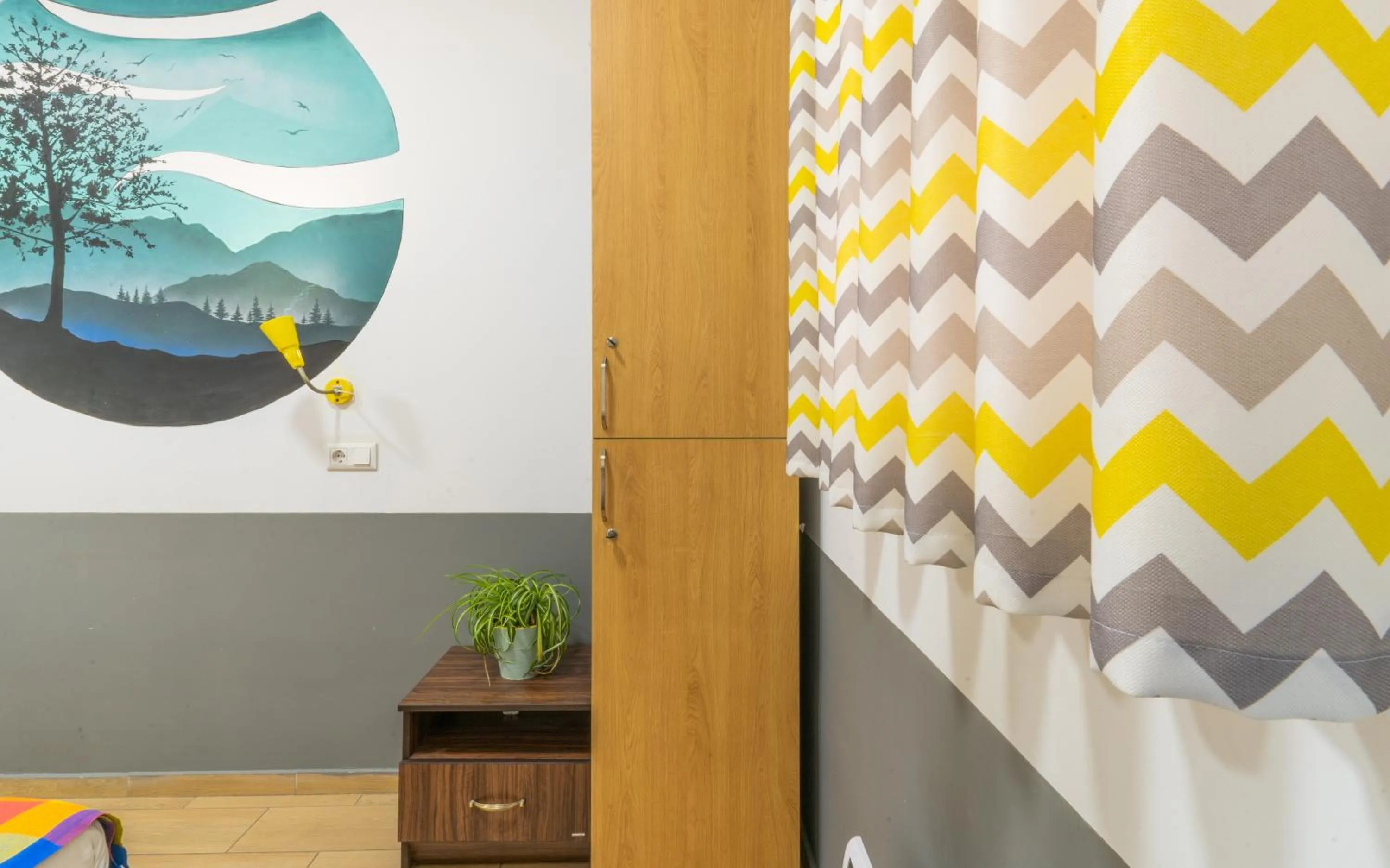 Decorative detail in ololoFreelander Hostel&Coworking