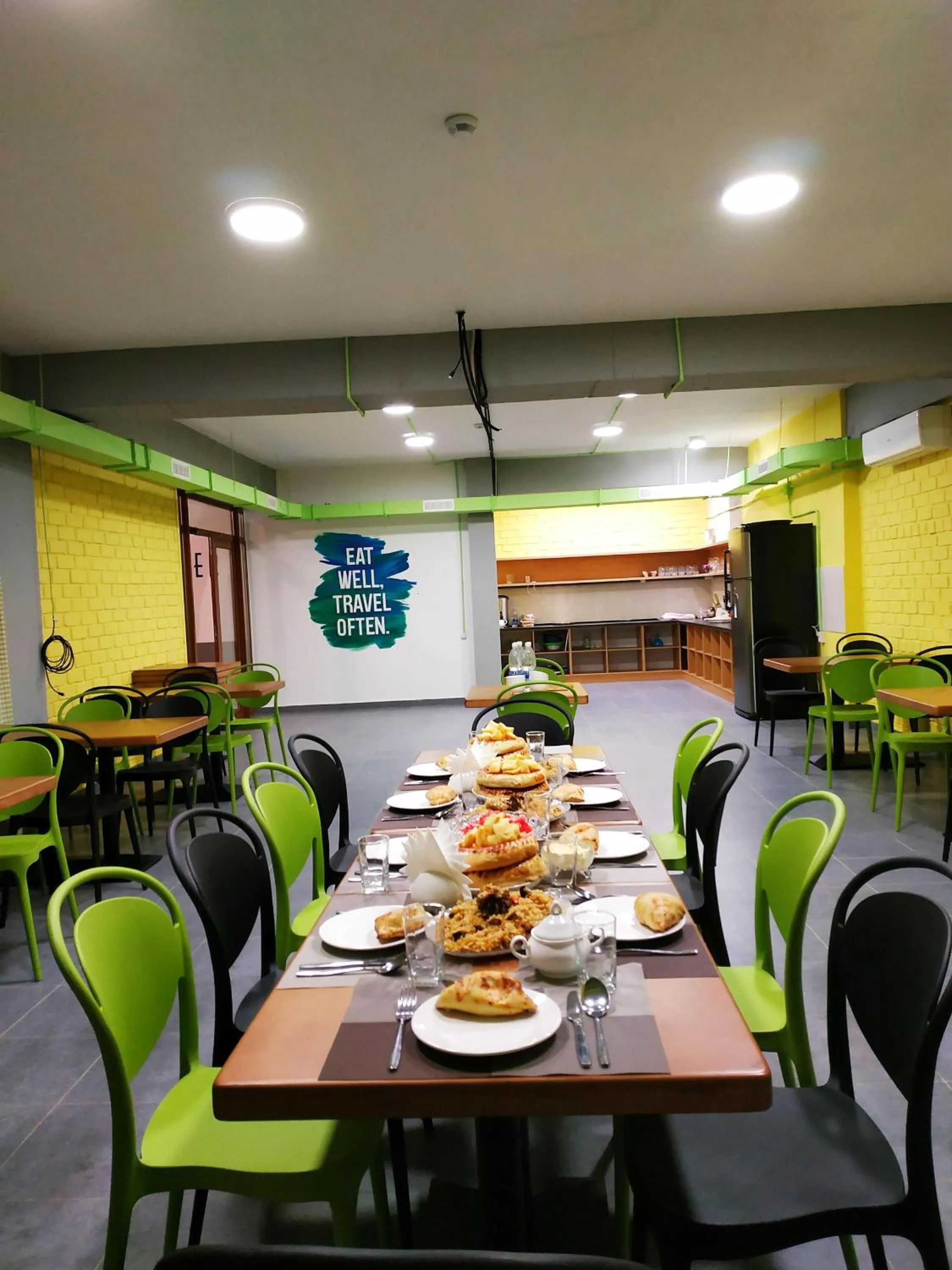 Dining area in ololoFreelander Hostel&Coworking