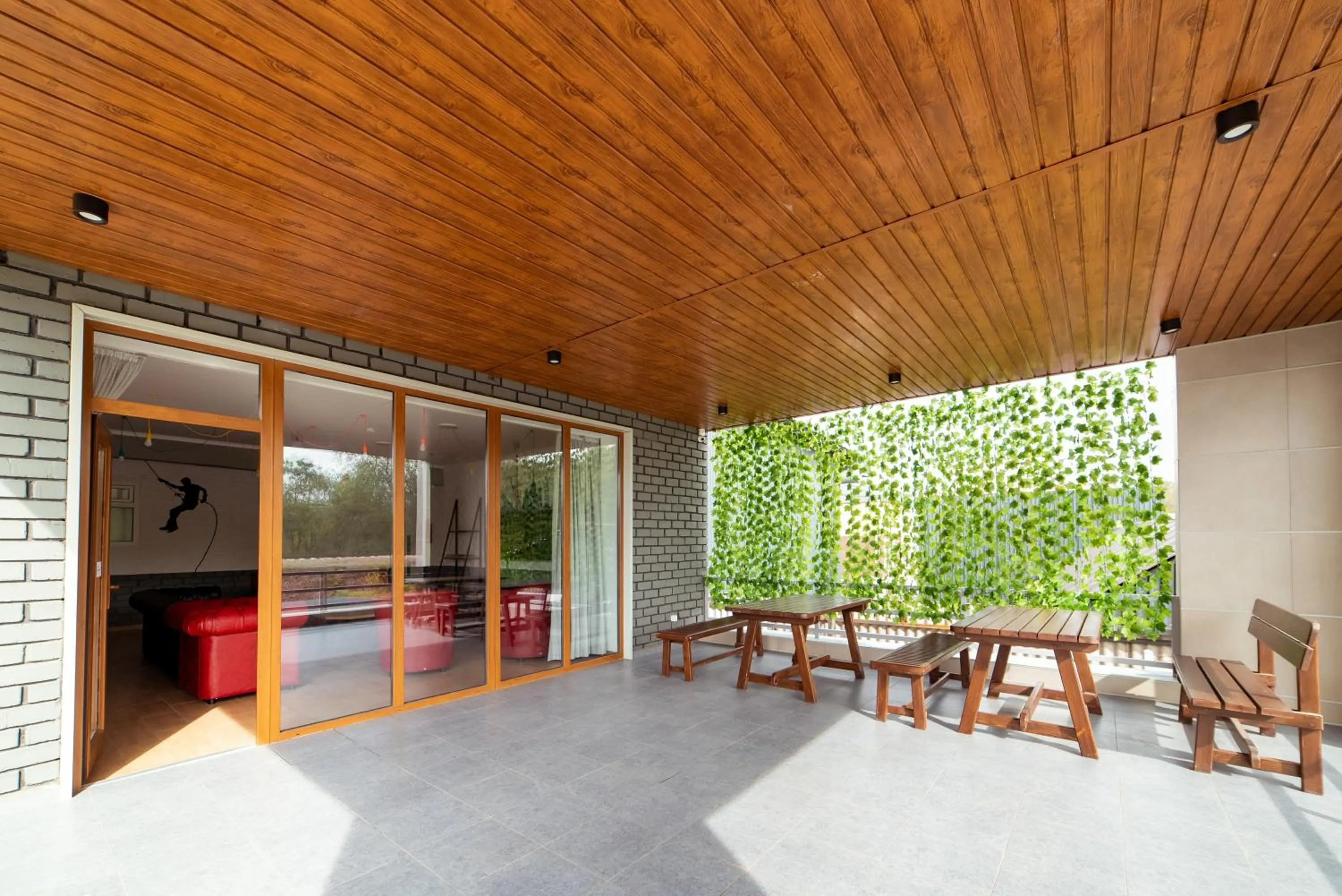 Patio in ololoFreelander Hostel&Coworking