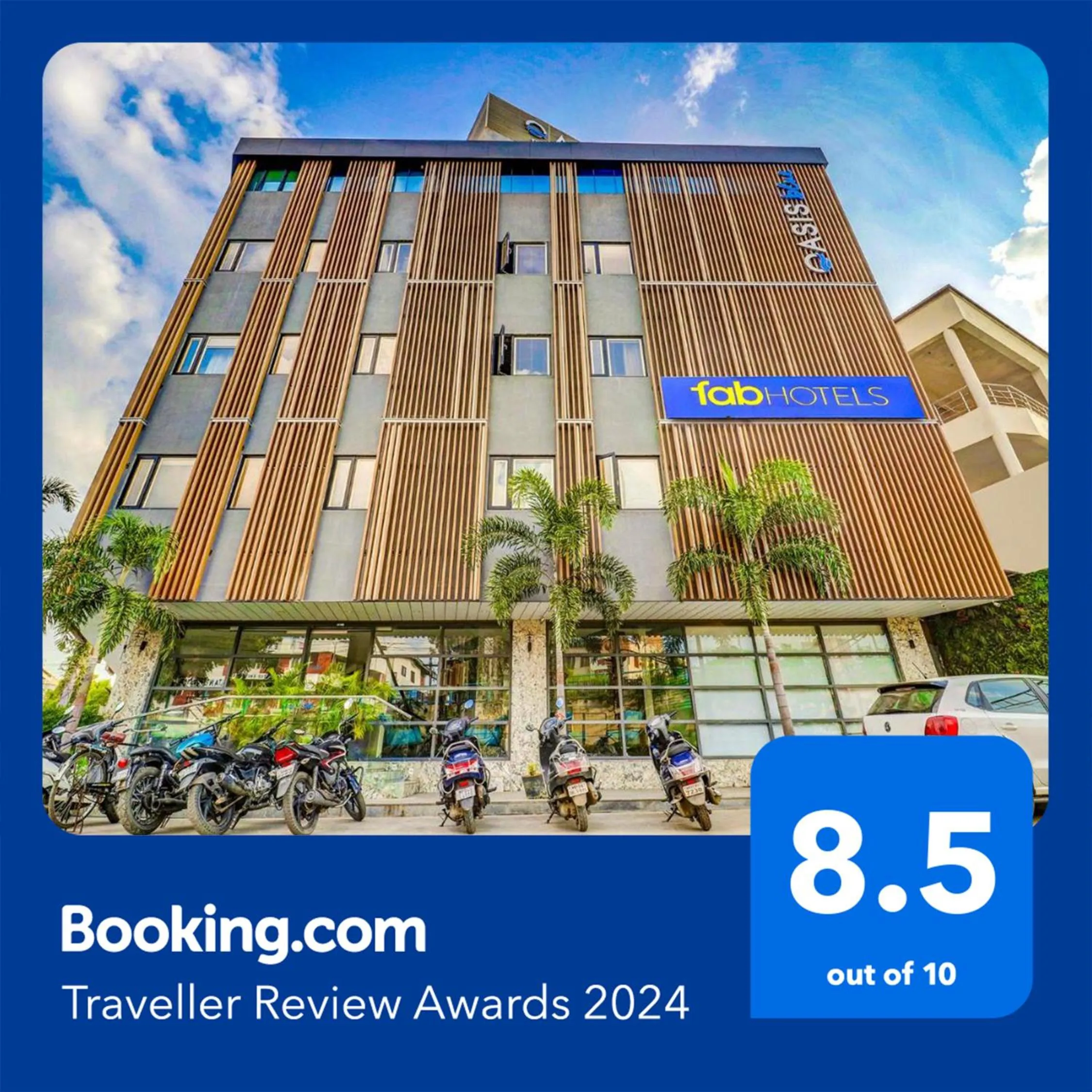 Property building in FabHotel Prime Oasis Blue - Near Chetak Bridge