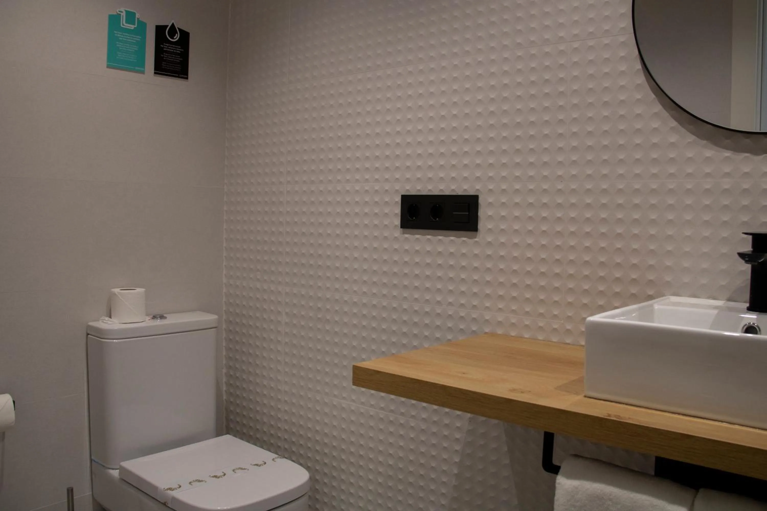 Bathroom in Hotel Alda Orzán