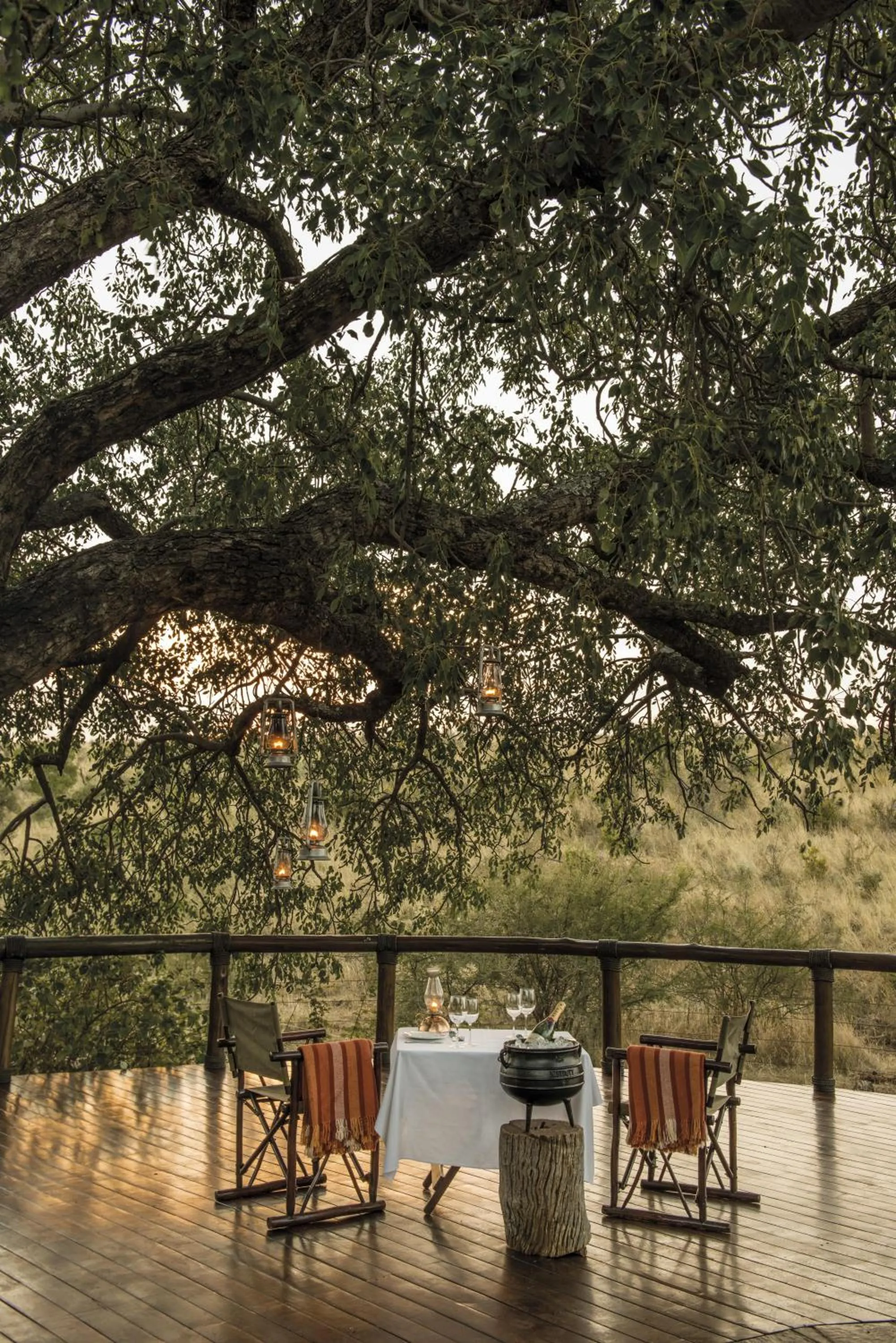 Decorative detail in Tuningi Safari Lodge