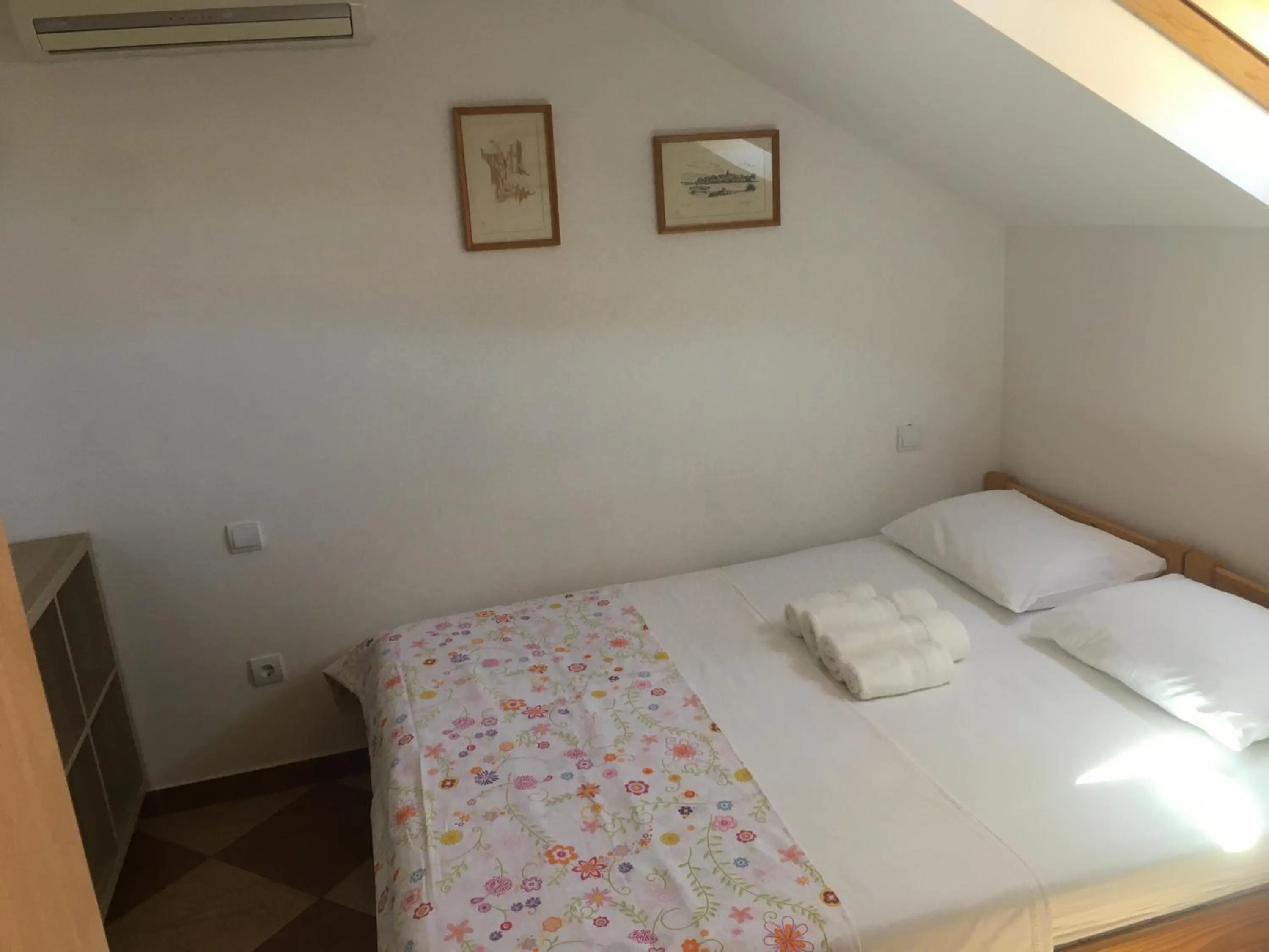 Bed in Apartments and Rooms Katija & Egon