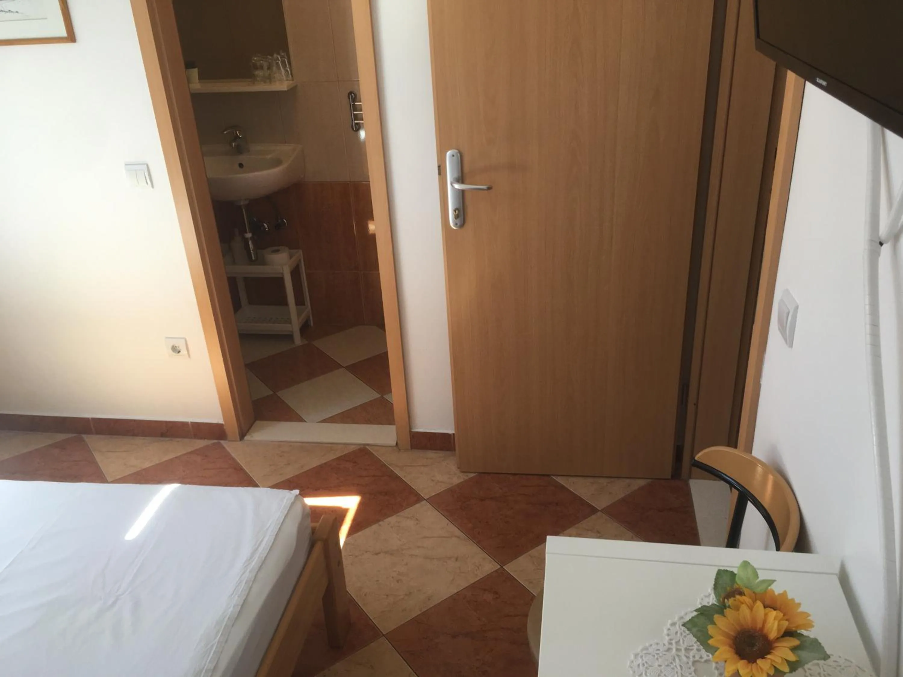 Bed in Apartments and Rooms Katija & Egon