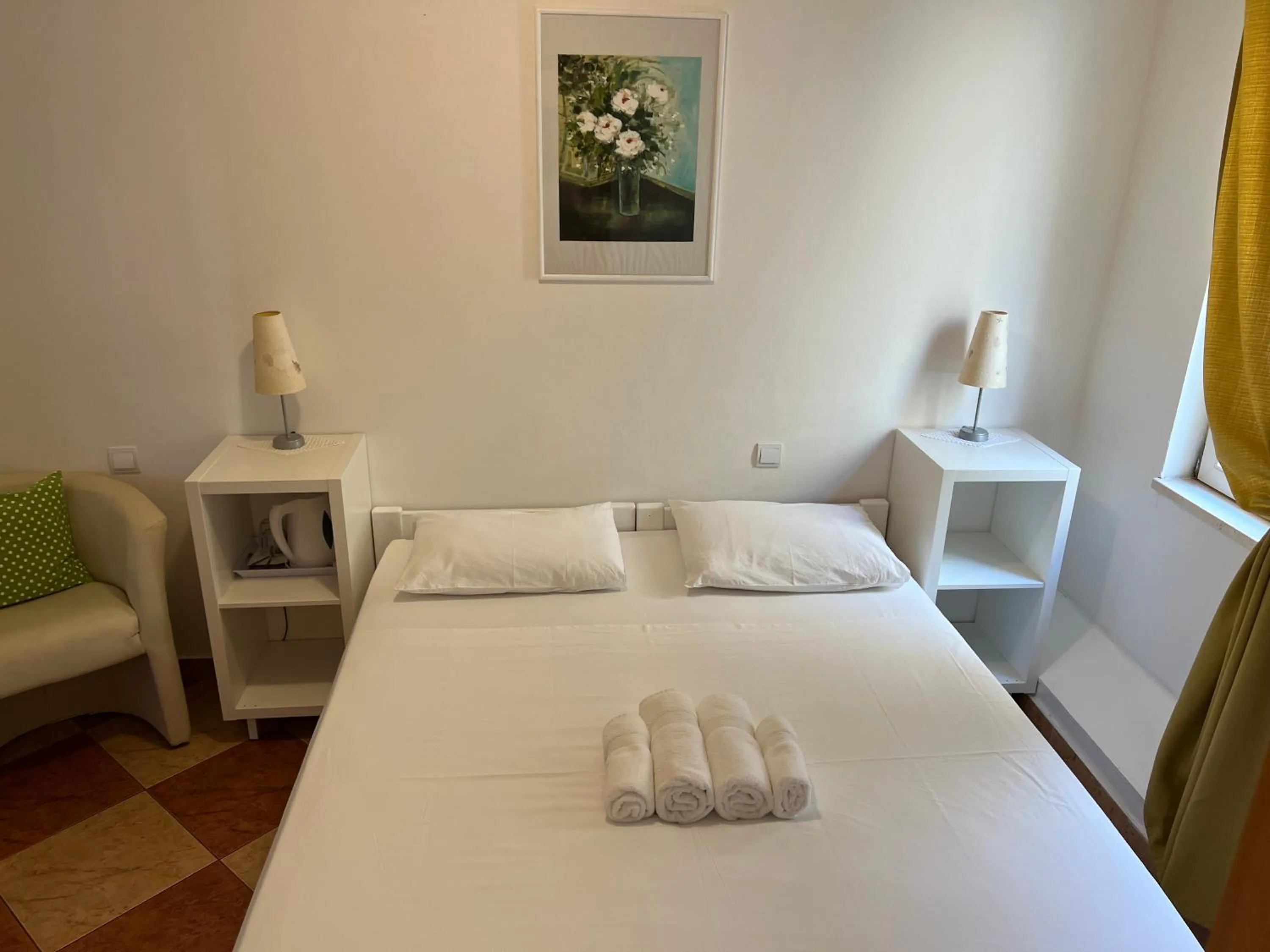 Bed in Apartments and Rooms Katija & Egon