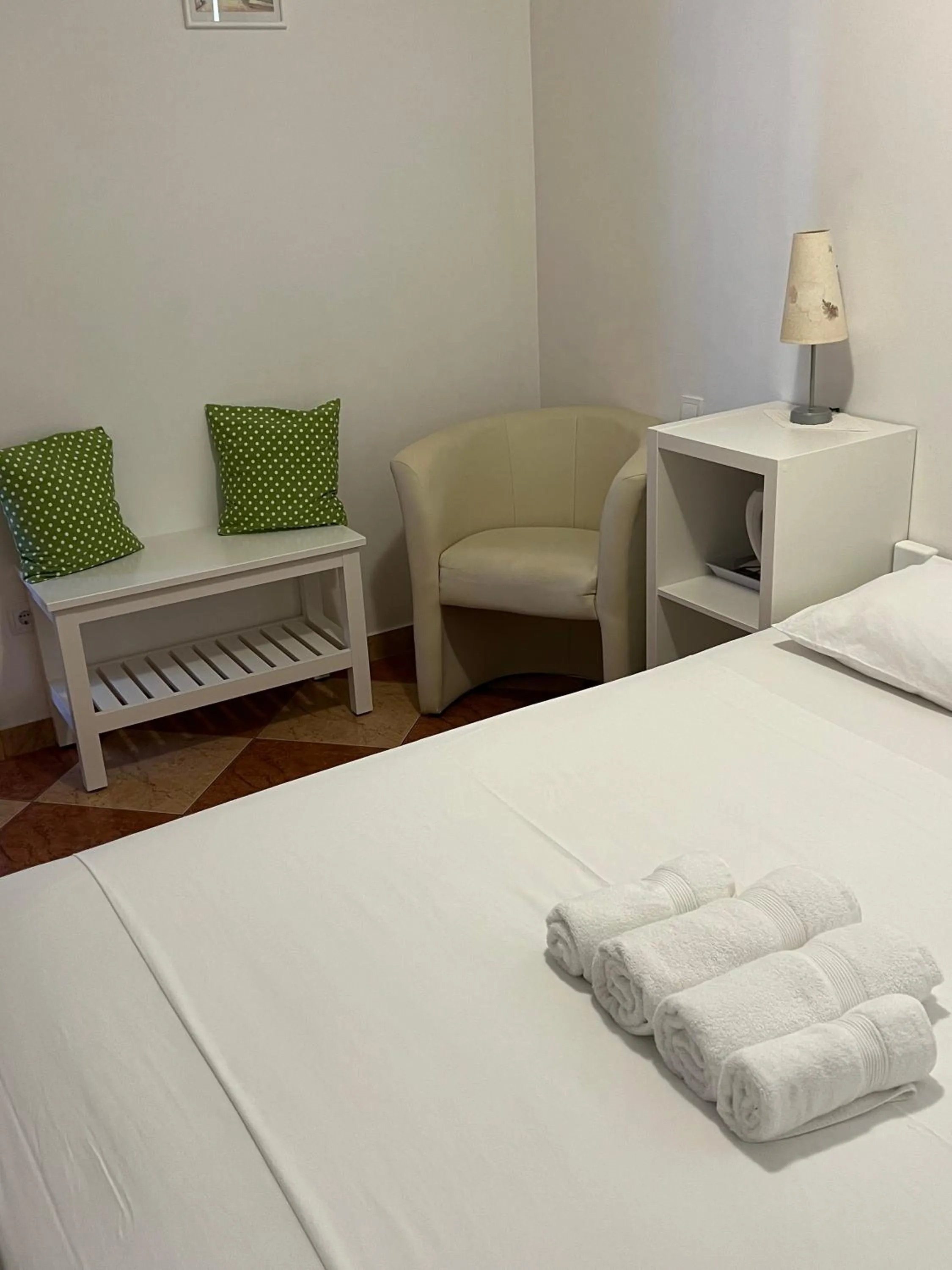 Bed in Apartments and Rooms Katija & Egon