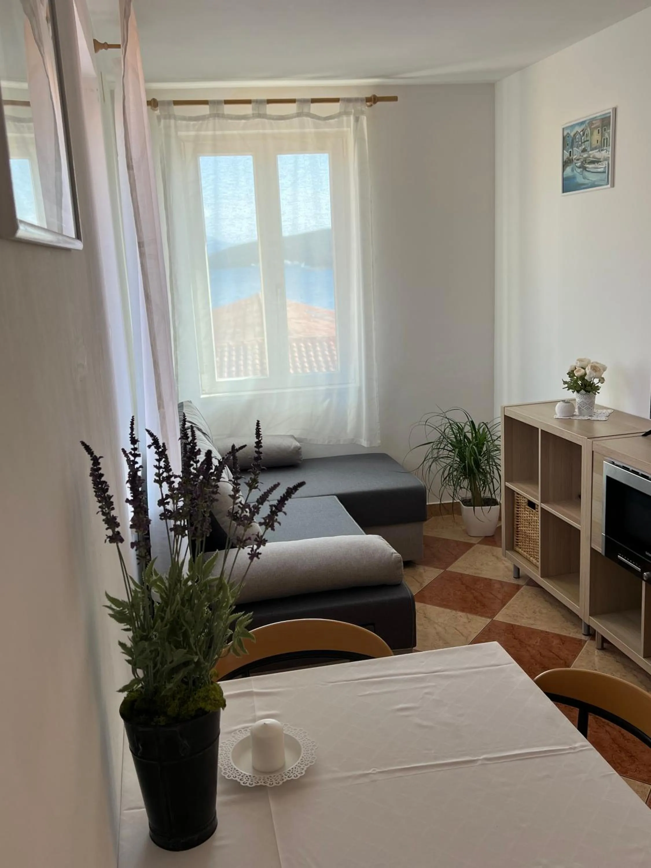 Living room, Bed in Apartments and Rooms Katija & Egon