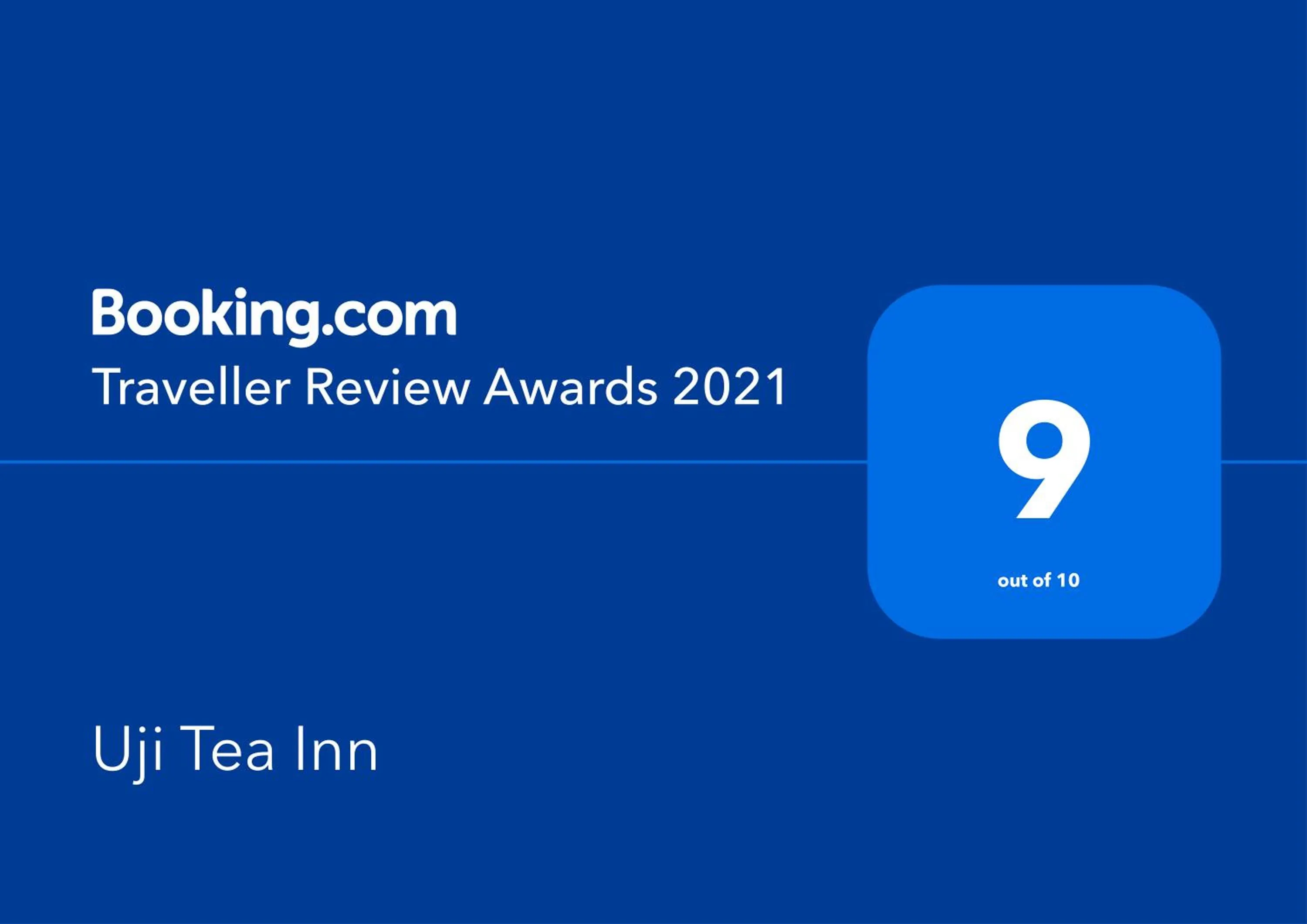 Certificate/Award in Uji Tea Inn