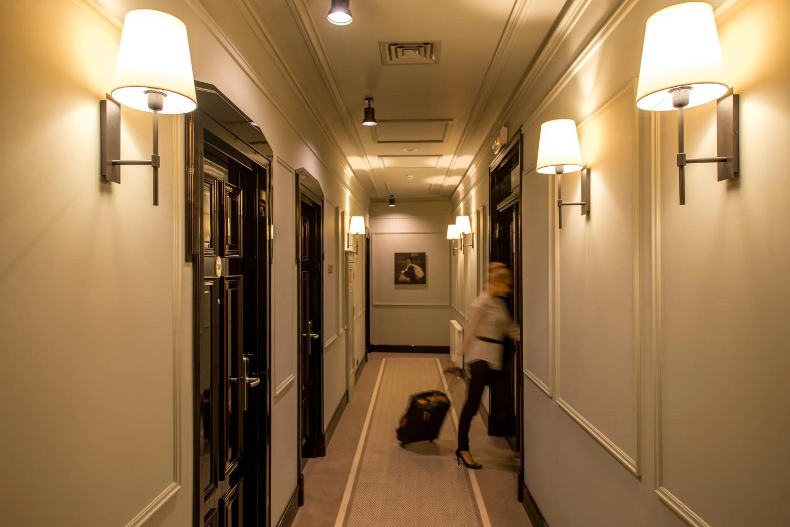 People in Astoria Hotel