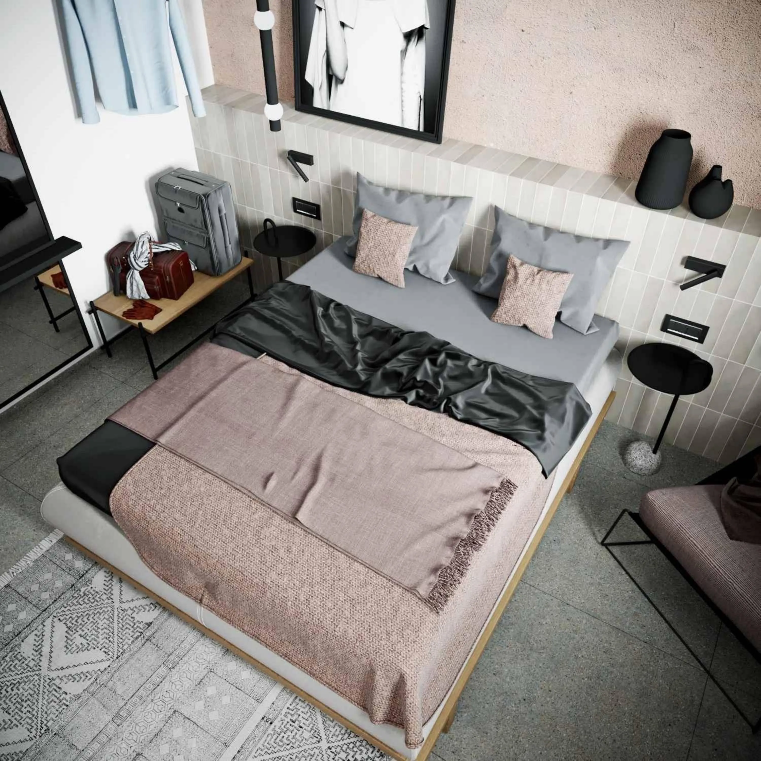 Bed in Santa Maria City Hotel