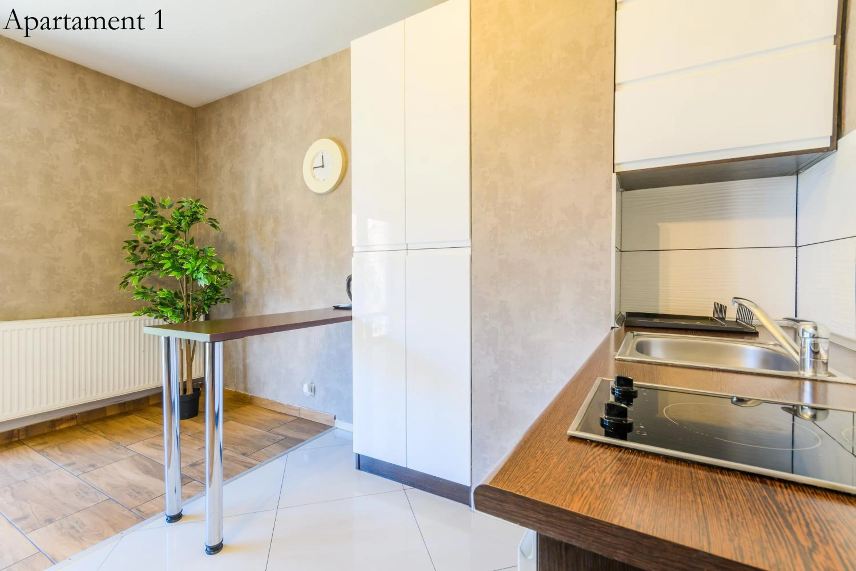 Kitchen or kitchenette in Apartamenty Katowice by Lantier - Swimming Pool Zone