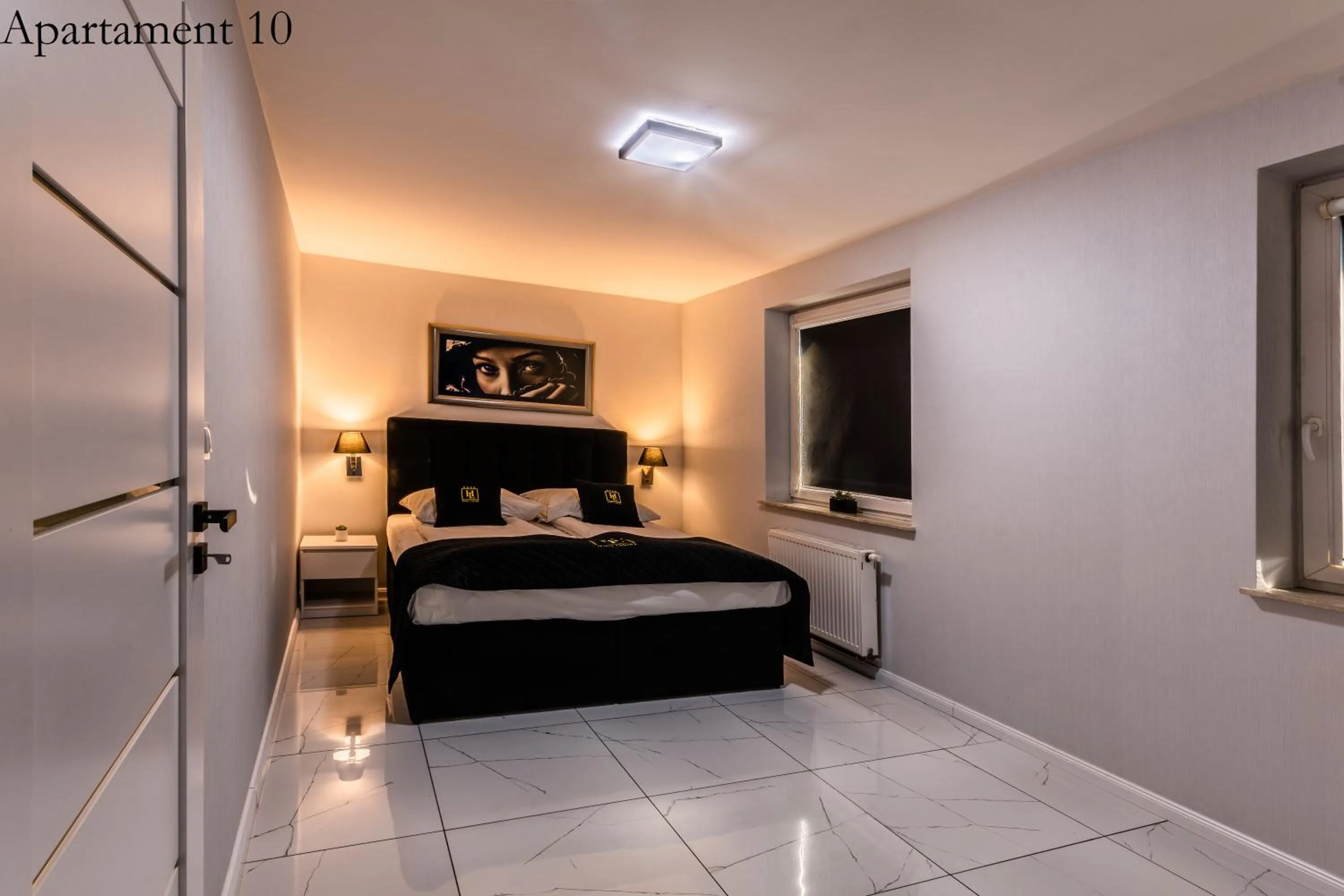 Bed in Apartamenty Katowice by Lantier - Swimming Pool Zone