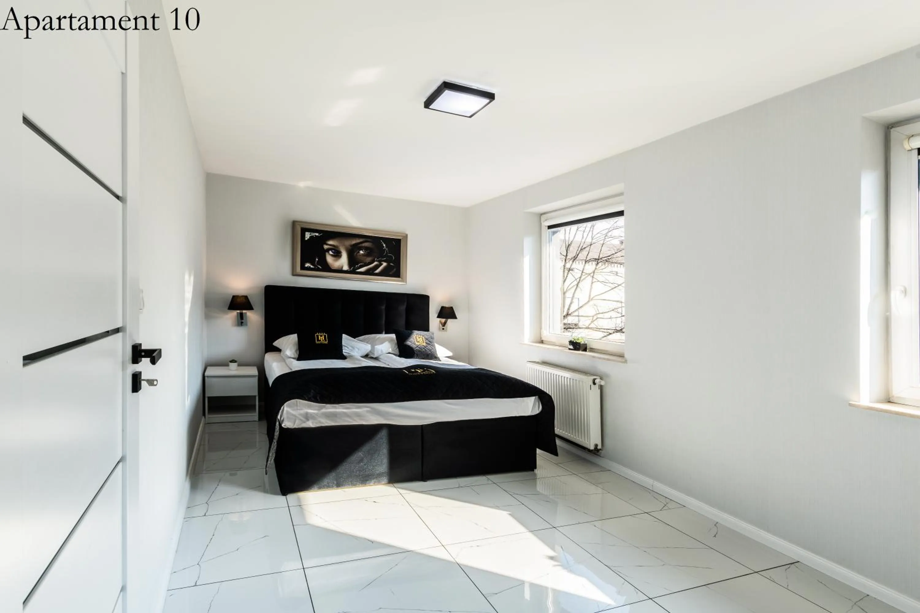 Bed in Apartamenty Katowice by Lantier - Swimming Pool Zone