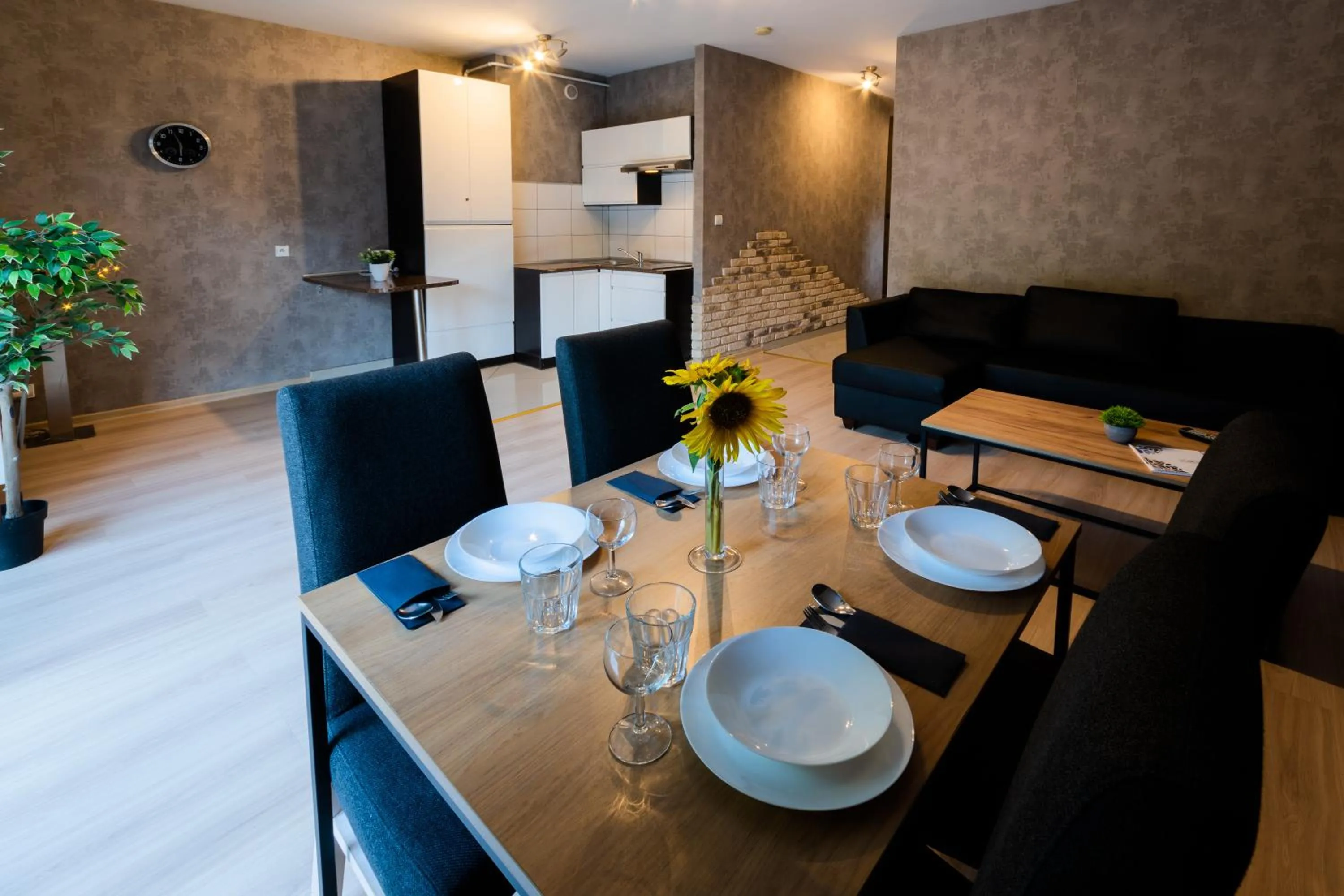 Kitchen or kitchenette in Apartamenty Katowice by Lantier - Swimming Pool Zone