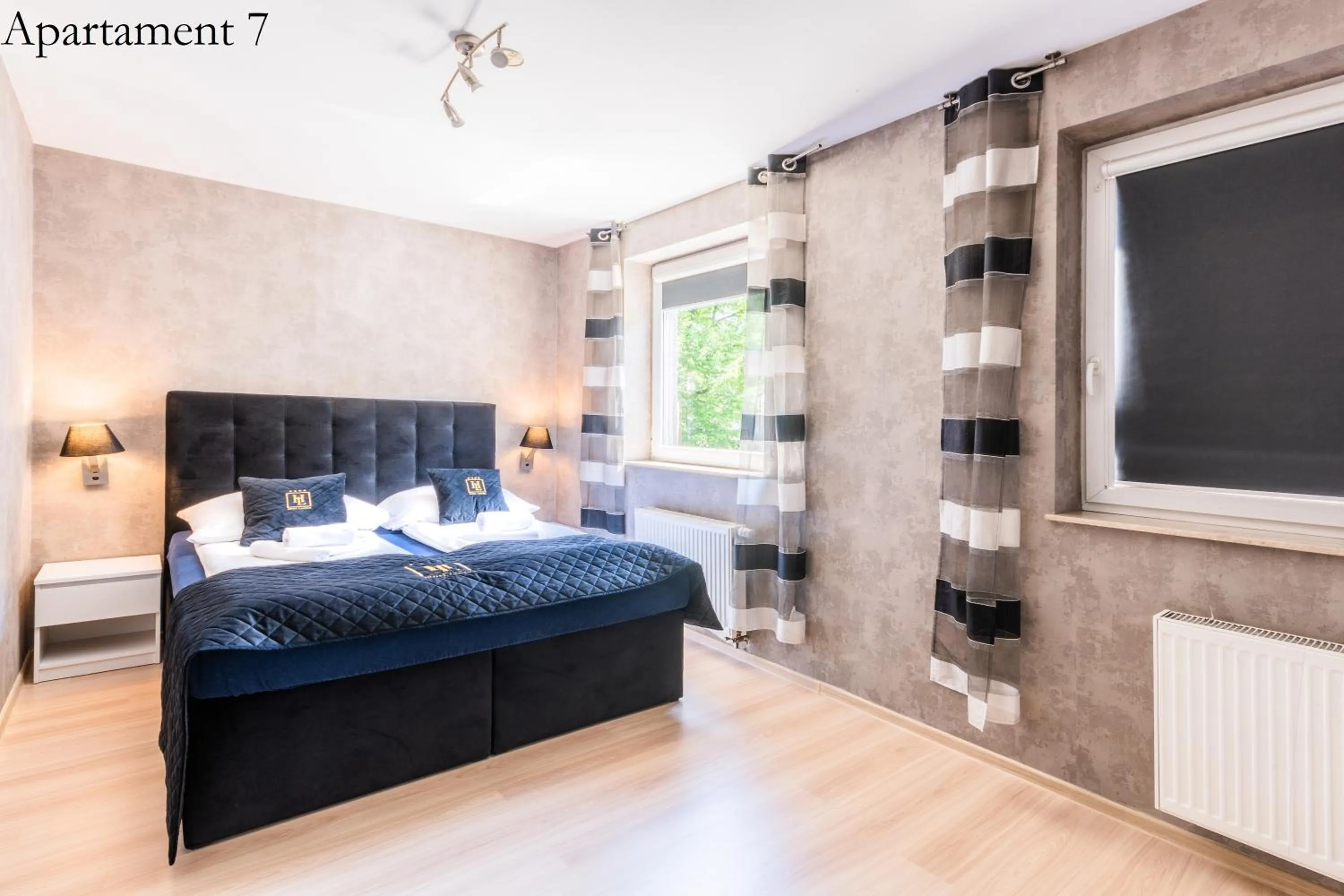 Bed in Apartamenty Katowice by Lantier - Swimming Pool Zone