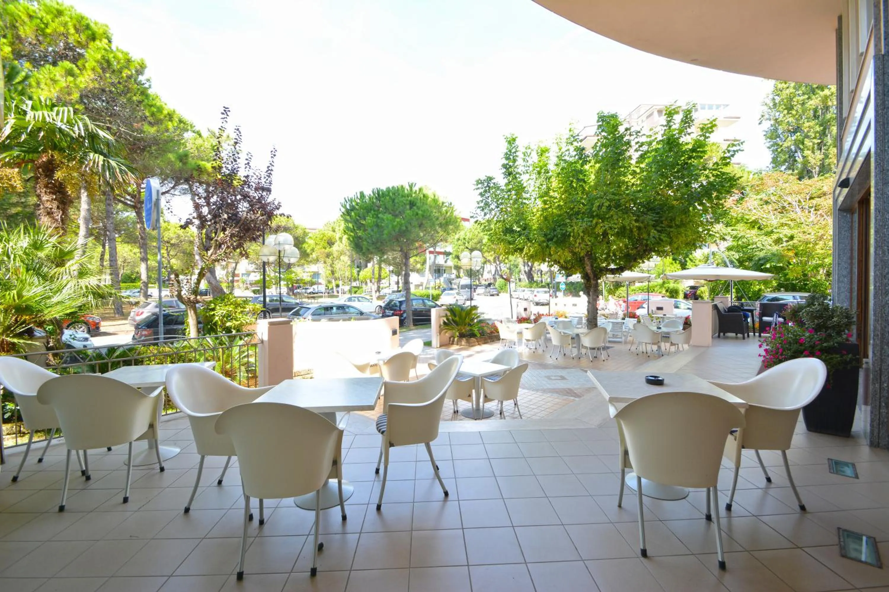 Garden view in Hotel Fenice Gluten Free