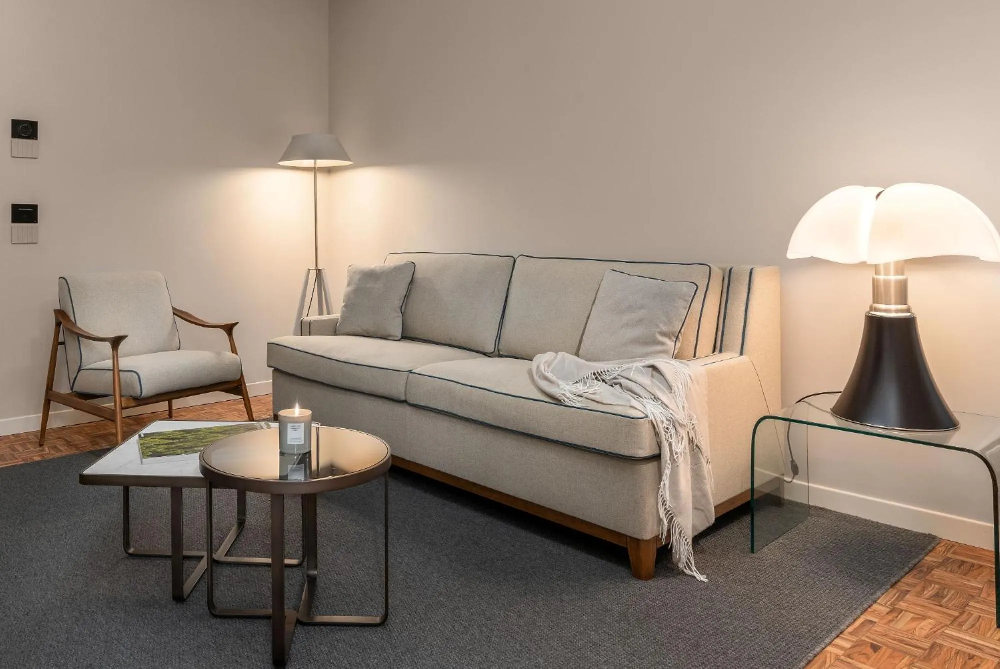 Living room, Bed in Palazzo BelVedere