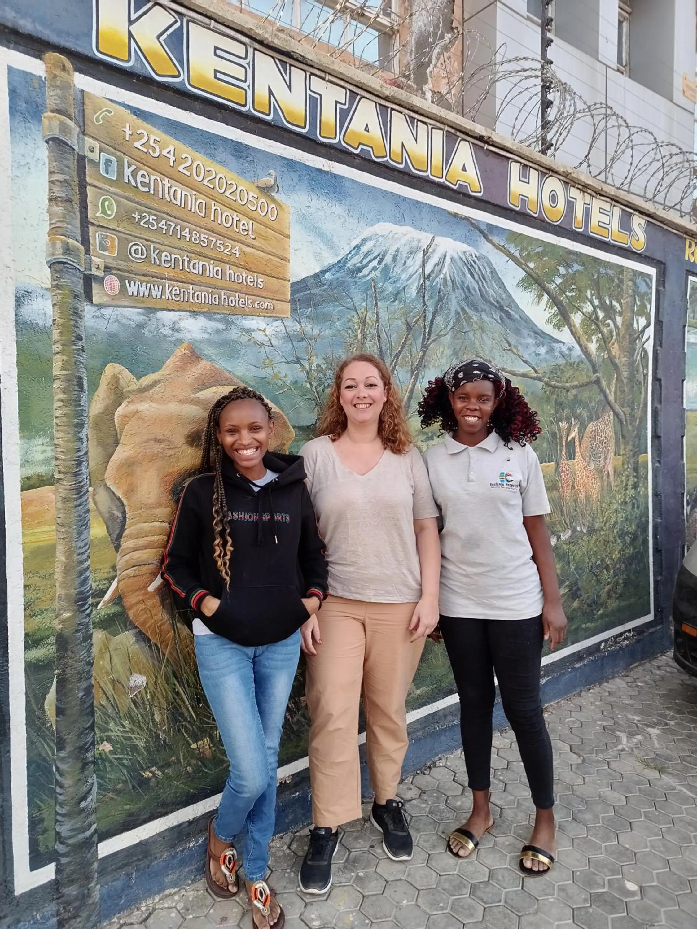 group of guests in Kentania Hotel & Spa, Nakuru - Kenya
