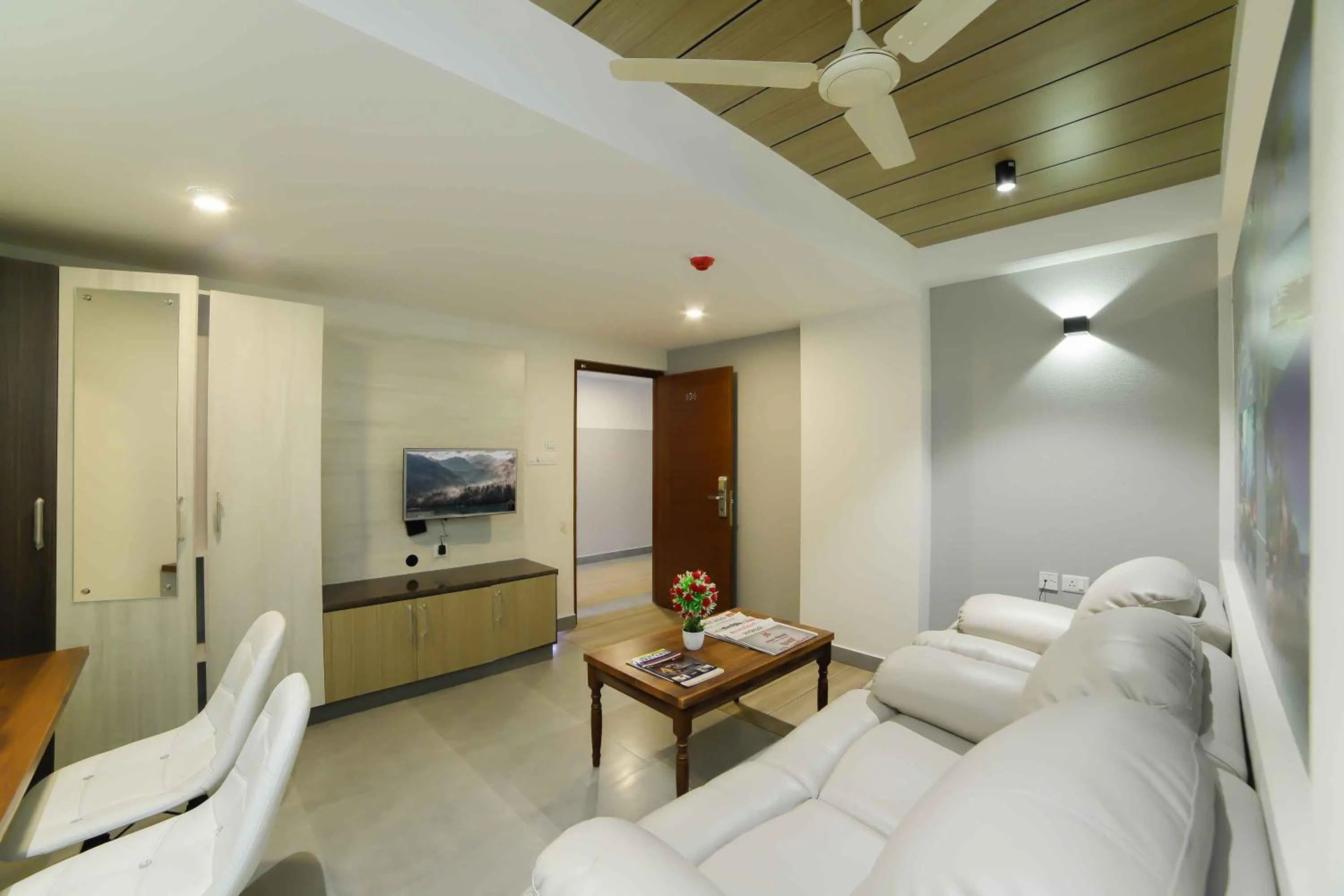 Living room in Bhavanam Regency Guruvayoor