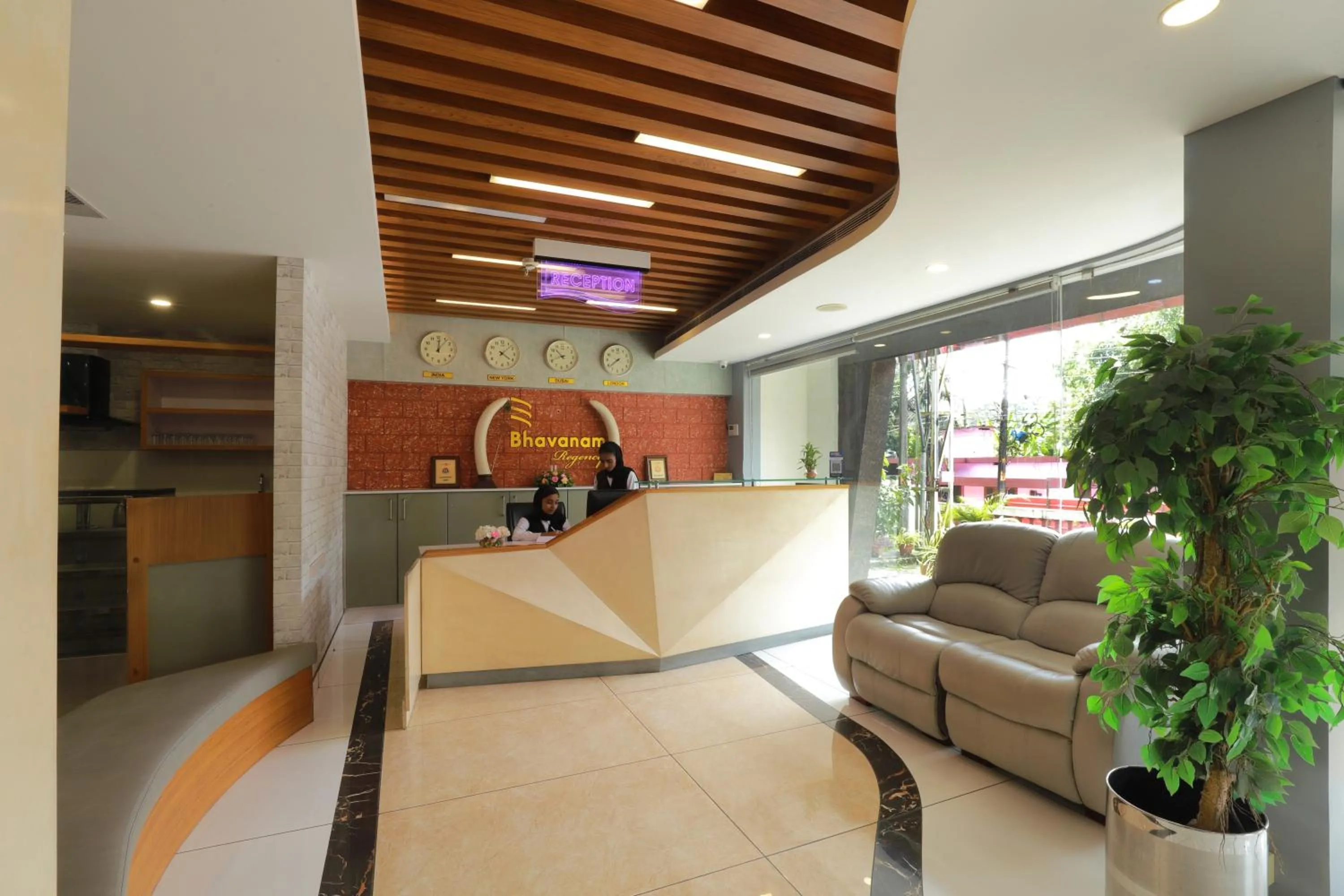 Lobby or reception in Bhavanam Regency Guruvayoor