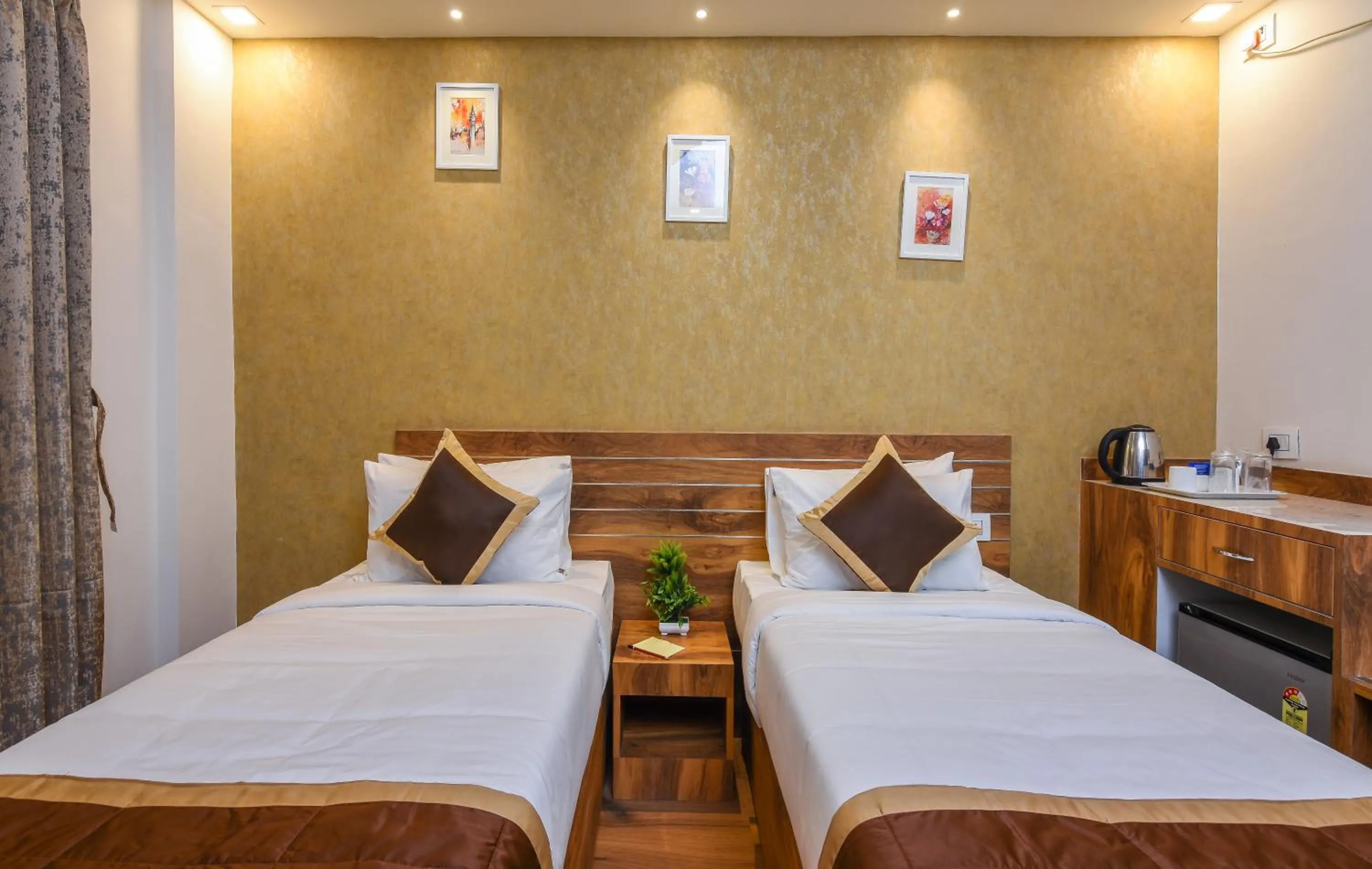 Bed in Kensington Suites