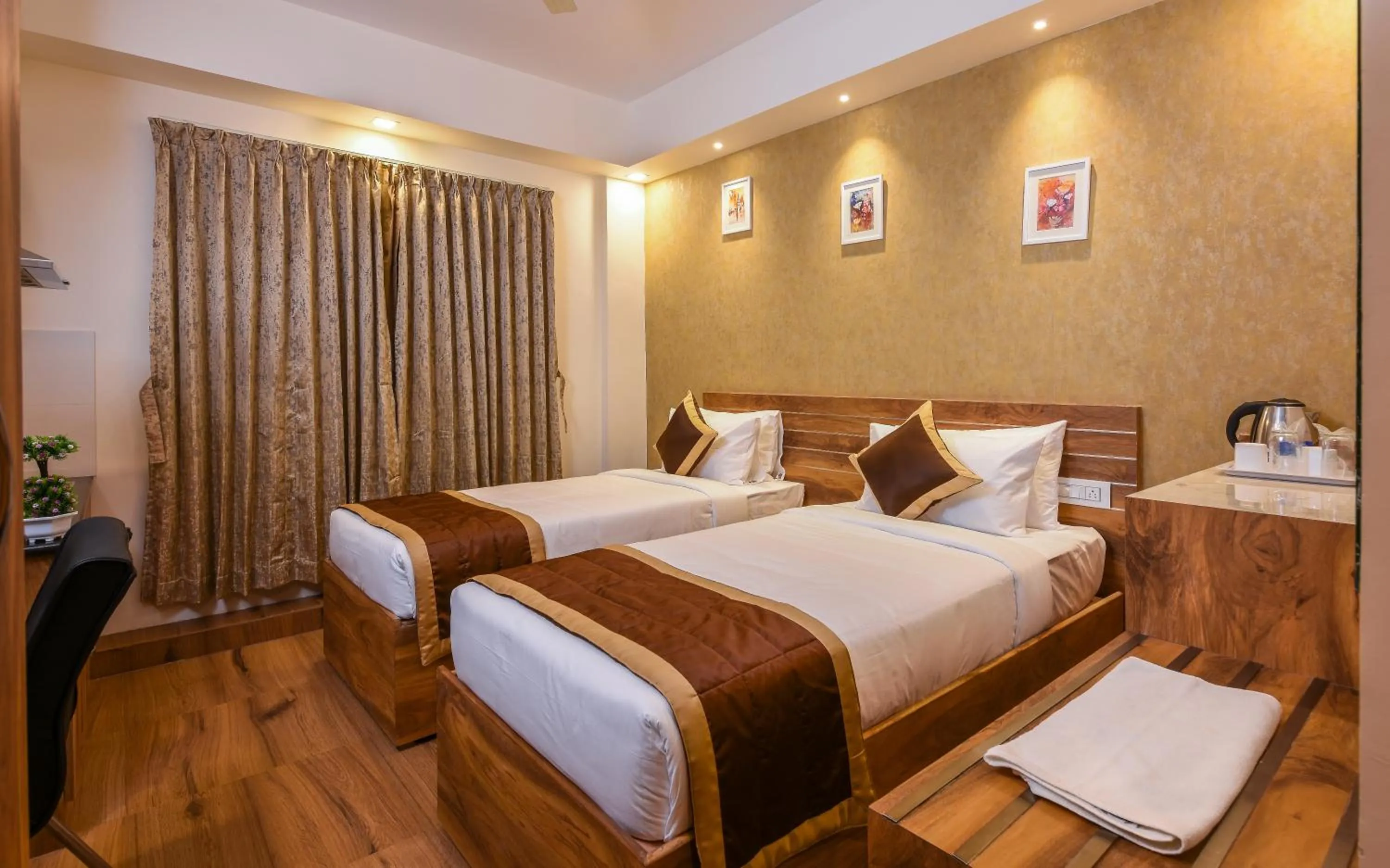 Bed in Kensington Suites