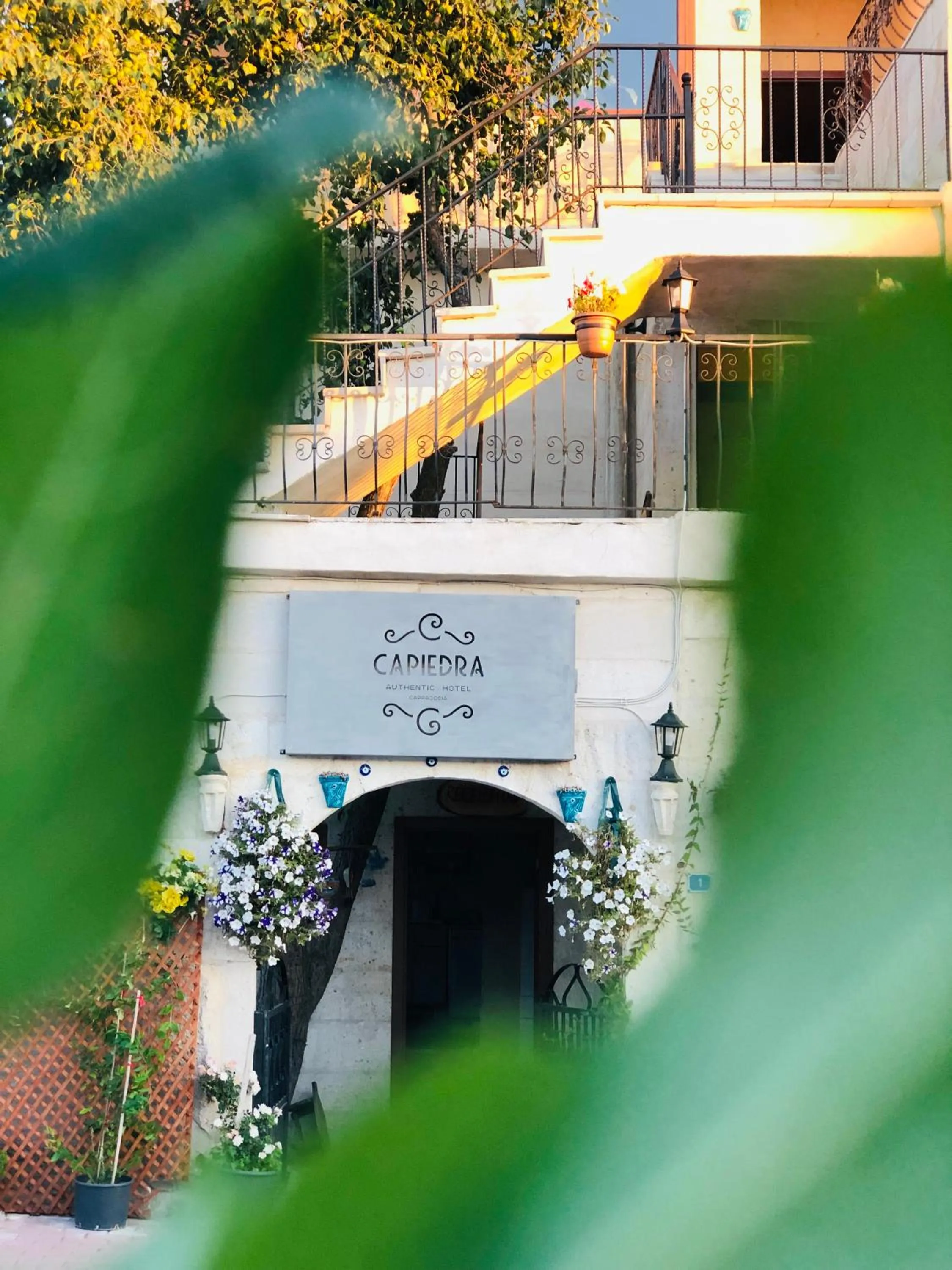 Facade/entrance in Capiedra Hotel