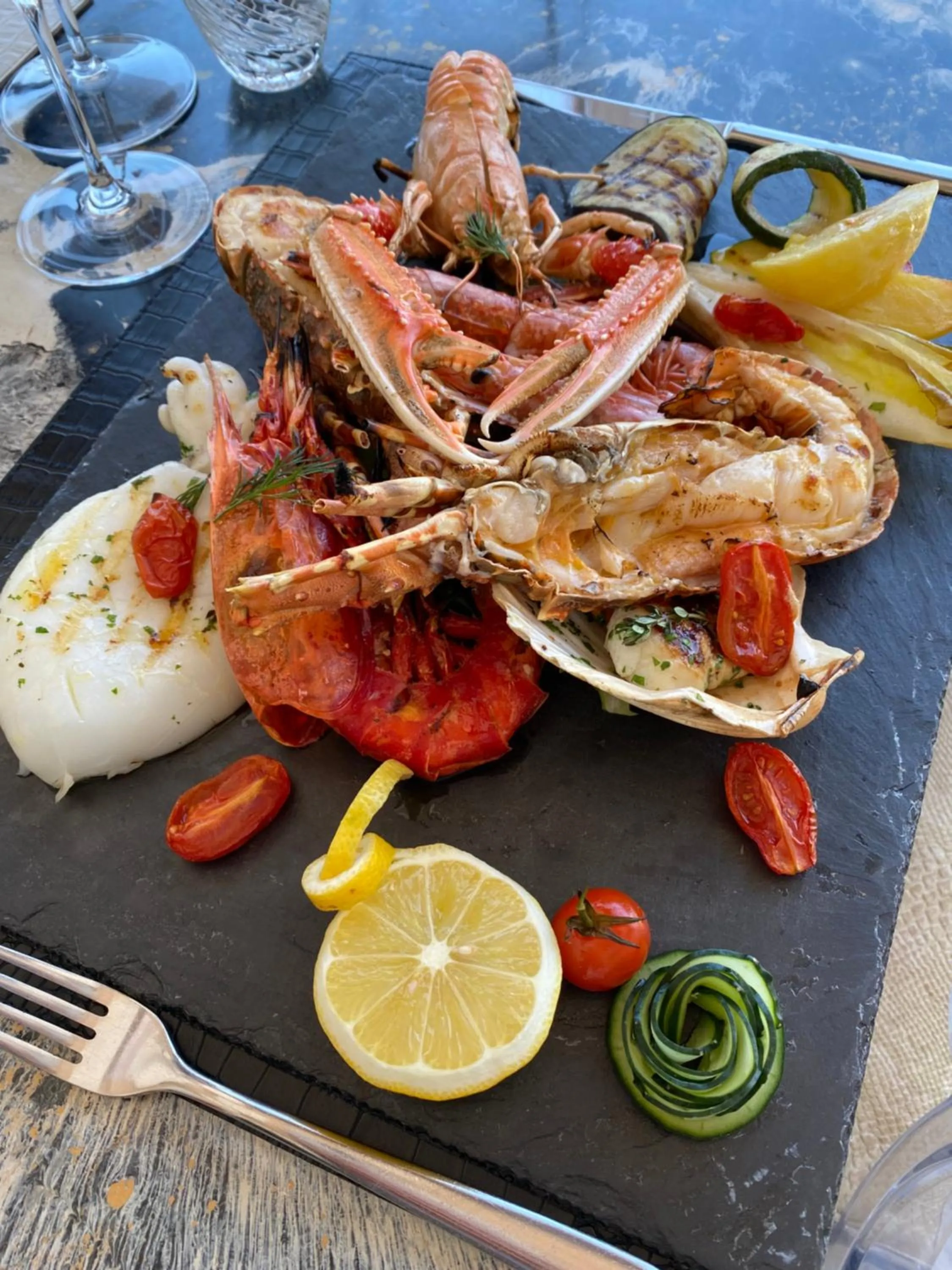 Food and drinks in Hotel Baia dei Pini