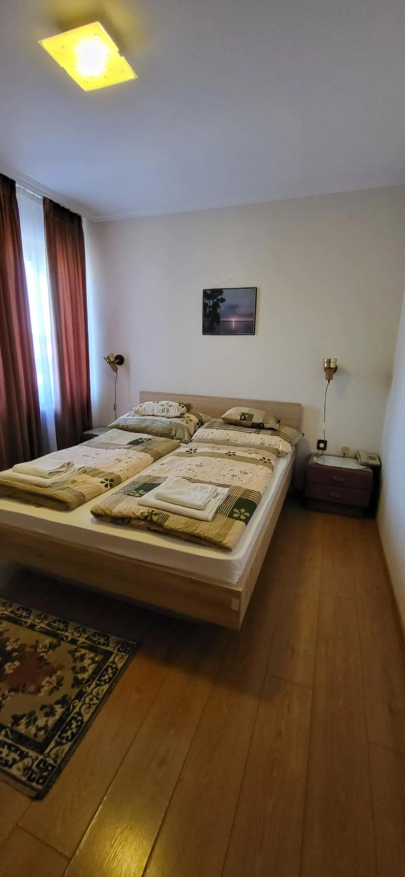 Bed in Hotel Orchidea