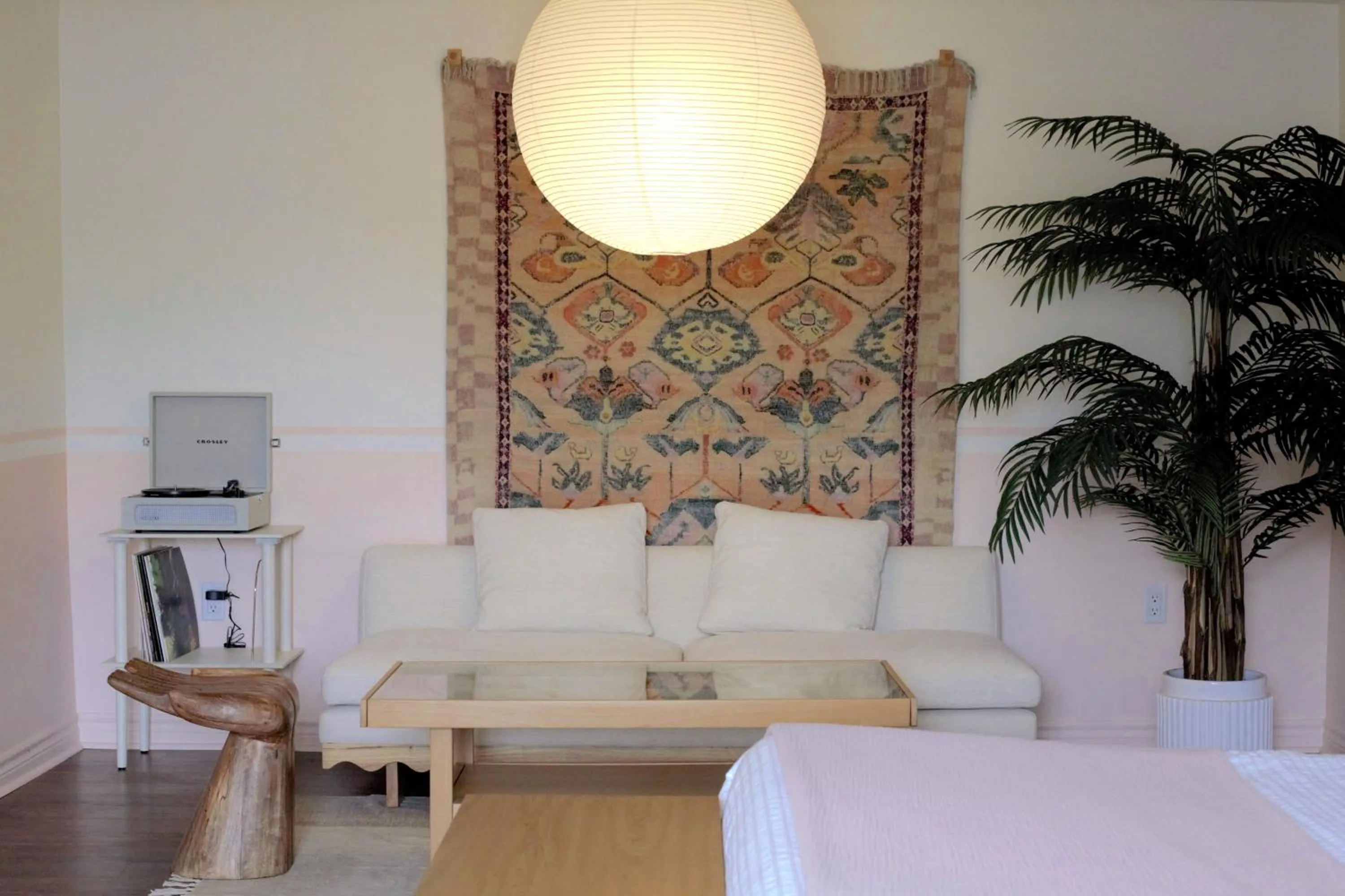 Bed in The June Motel, Prince Edward County