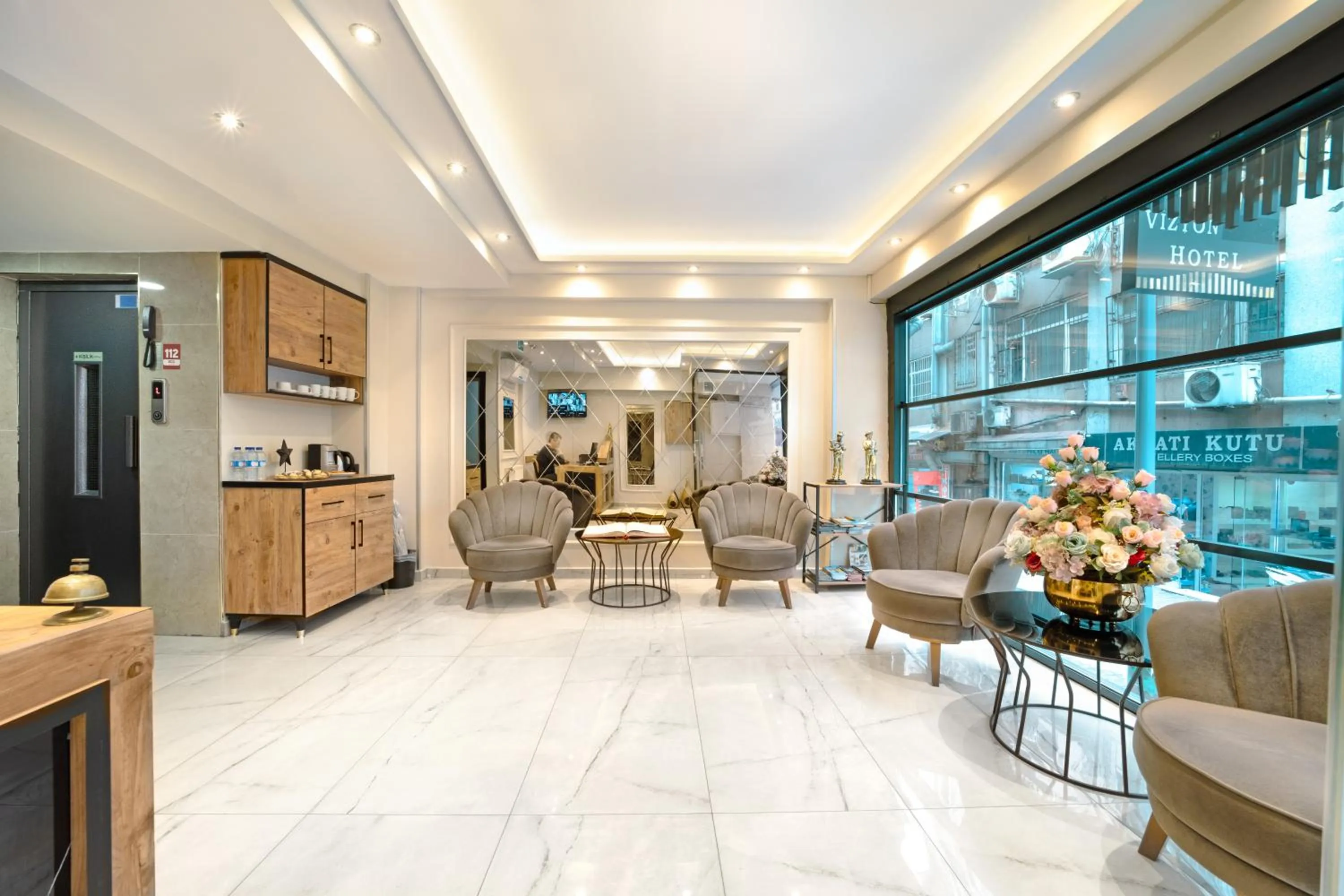 Lobby or reception in Vizyon Hotel - Old City