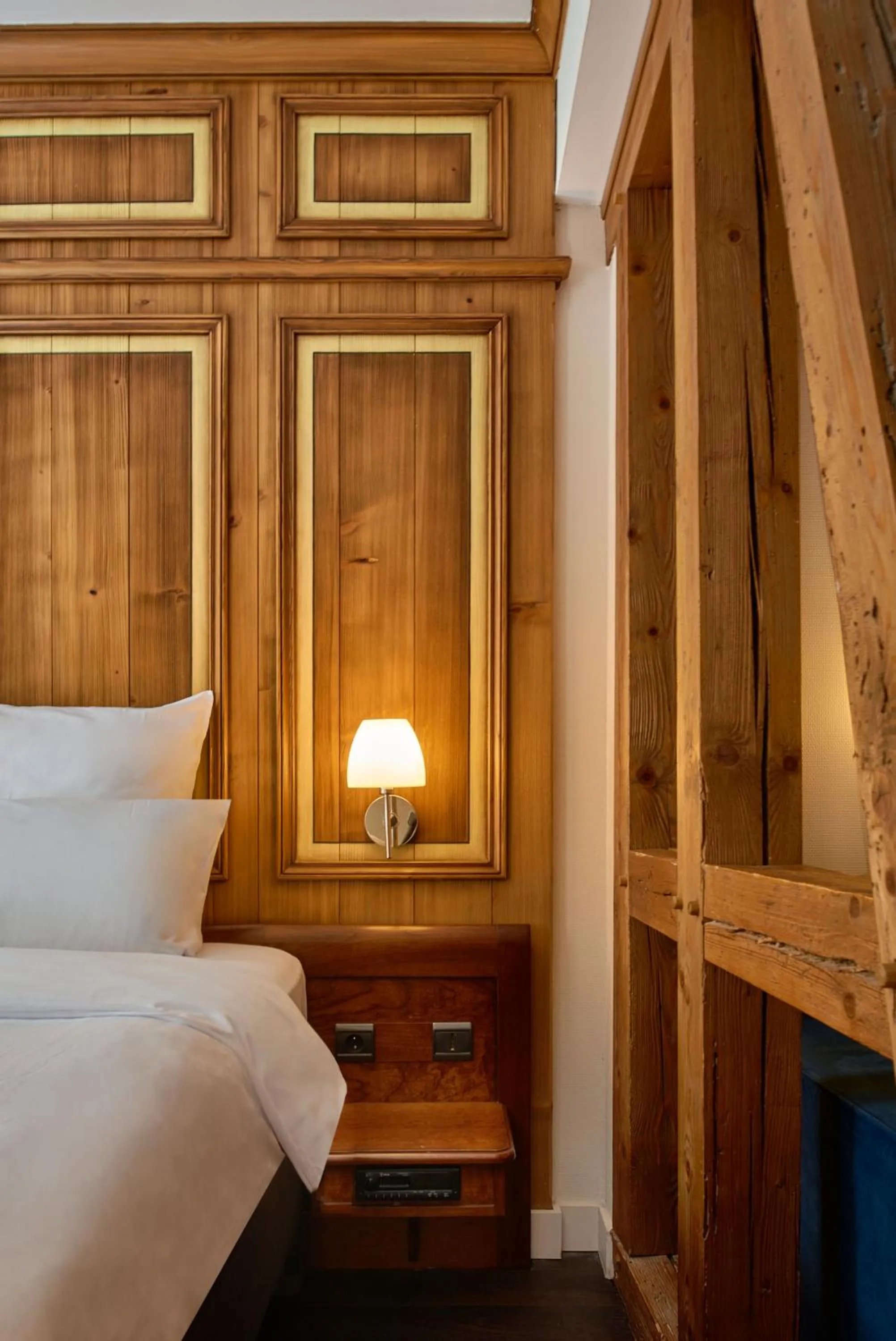 Bed in Hôtel de l'Europe by HappyCulture