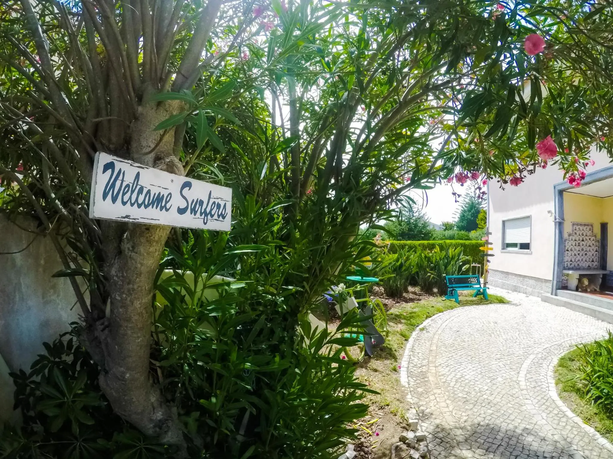 Garden in Carcavelos Surf Hostel Beach