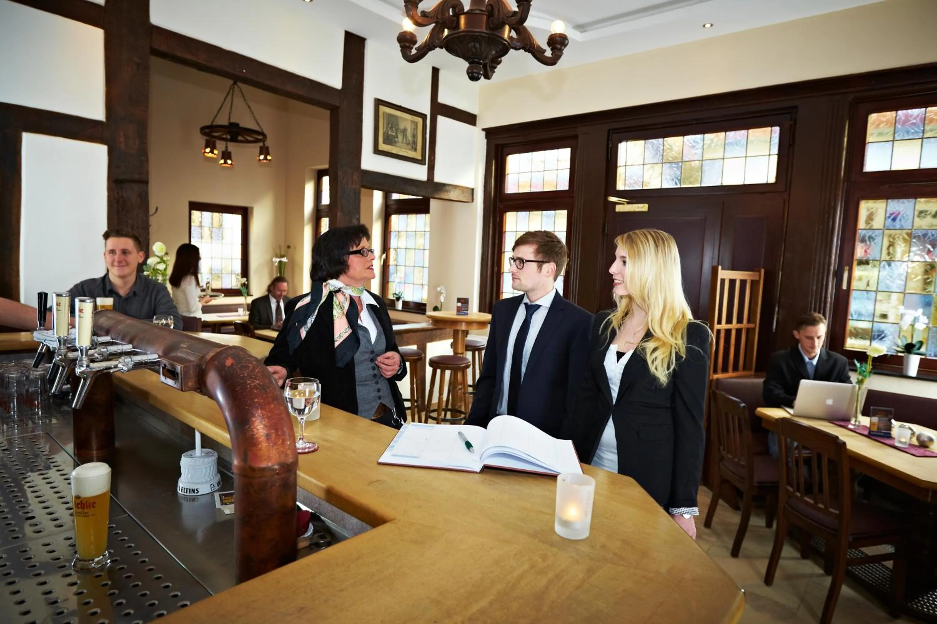 Lounge or bar in Hotel Altes Gasthaus Schröer