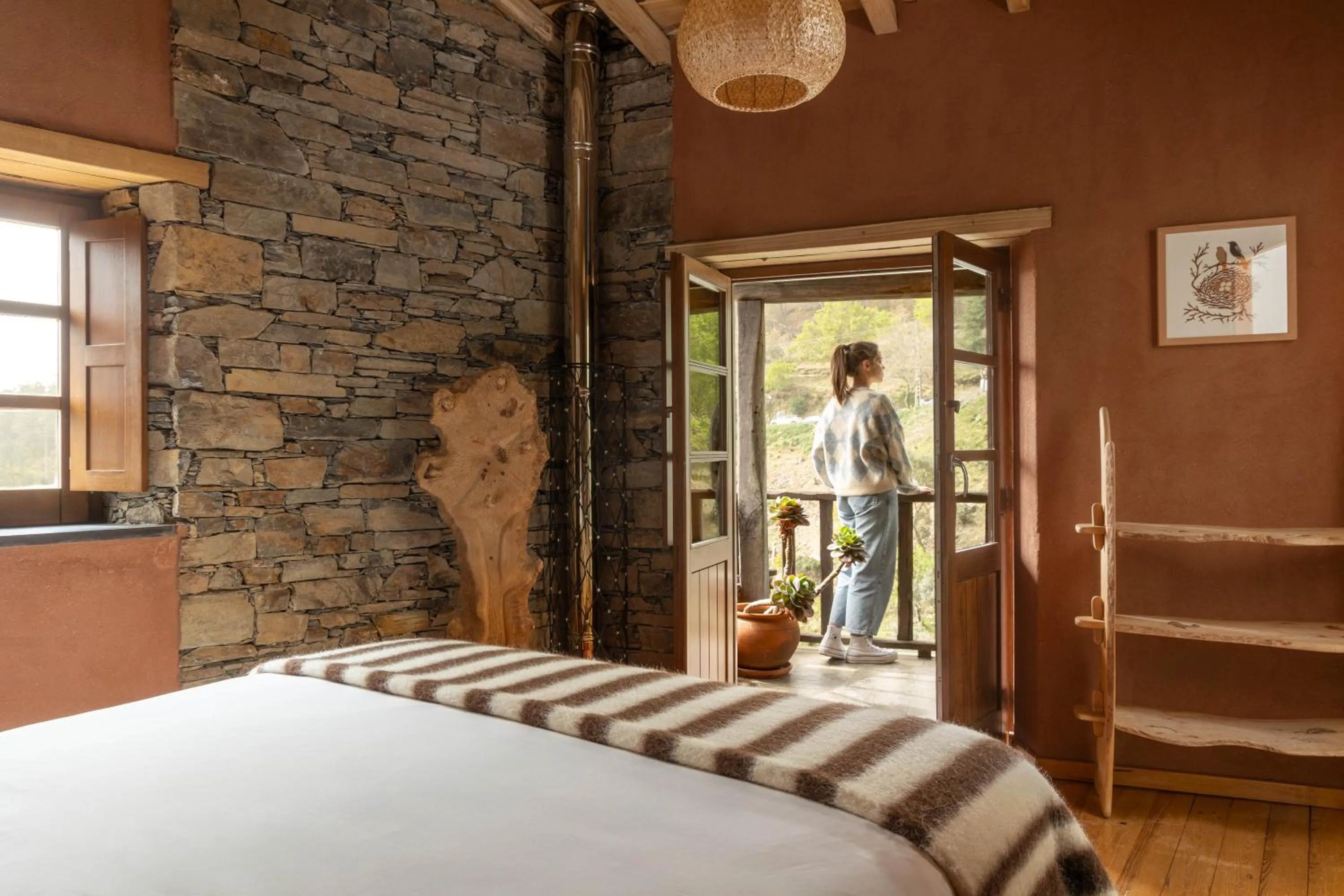 Bedroom, Bed in Cerdeira - Home for Creativity