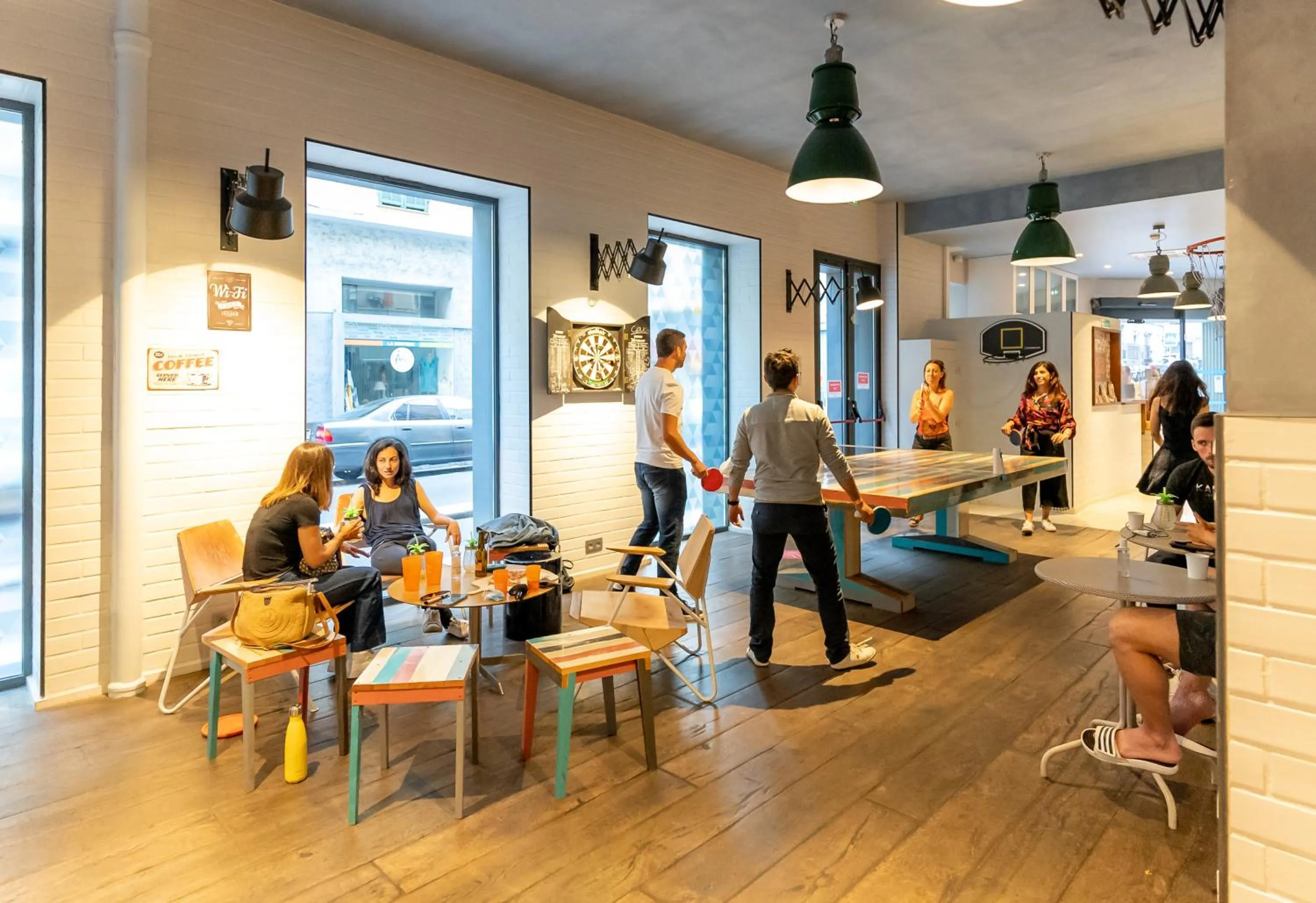 Lounge or bar in Hostel Ozz Nice