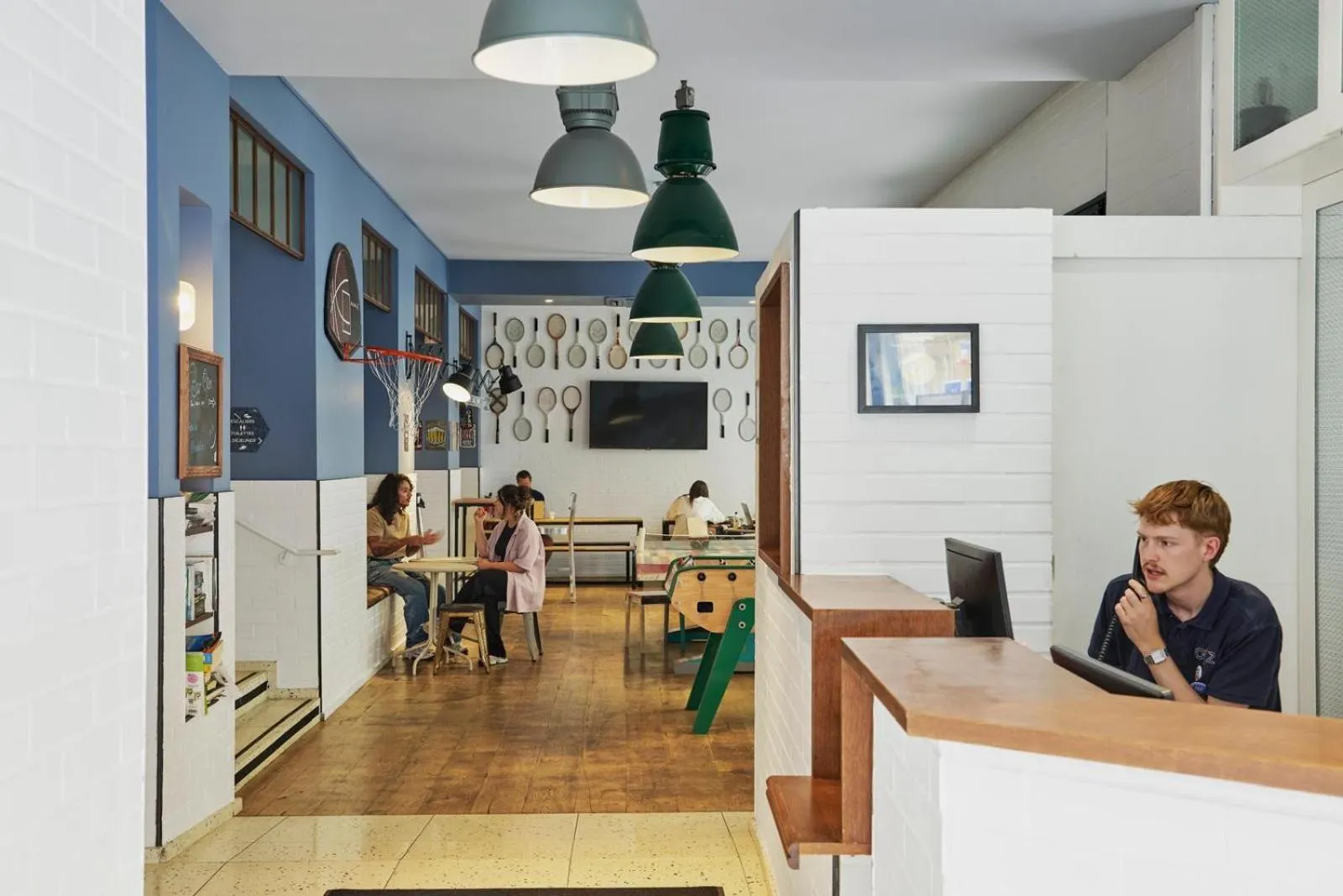 Lobby or reception in Hostel Ozz Nice