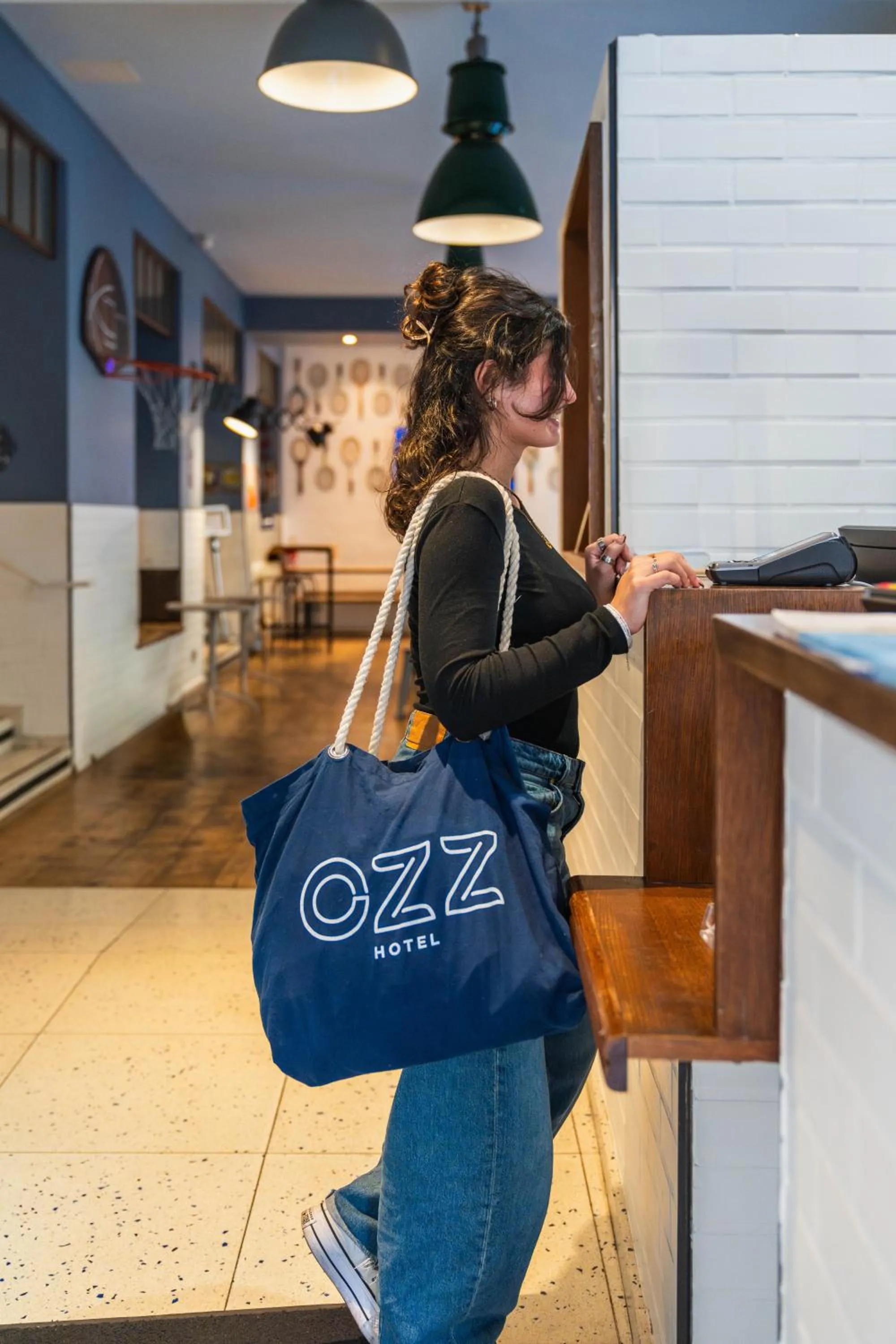 Lobby or reception in Hostel Ozz Nice