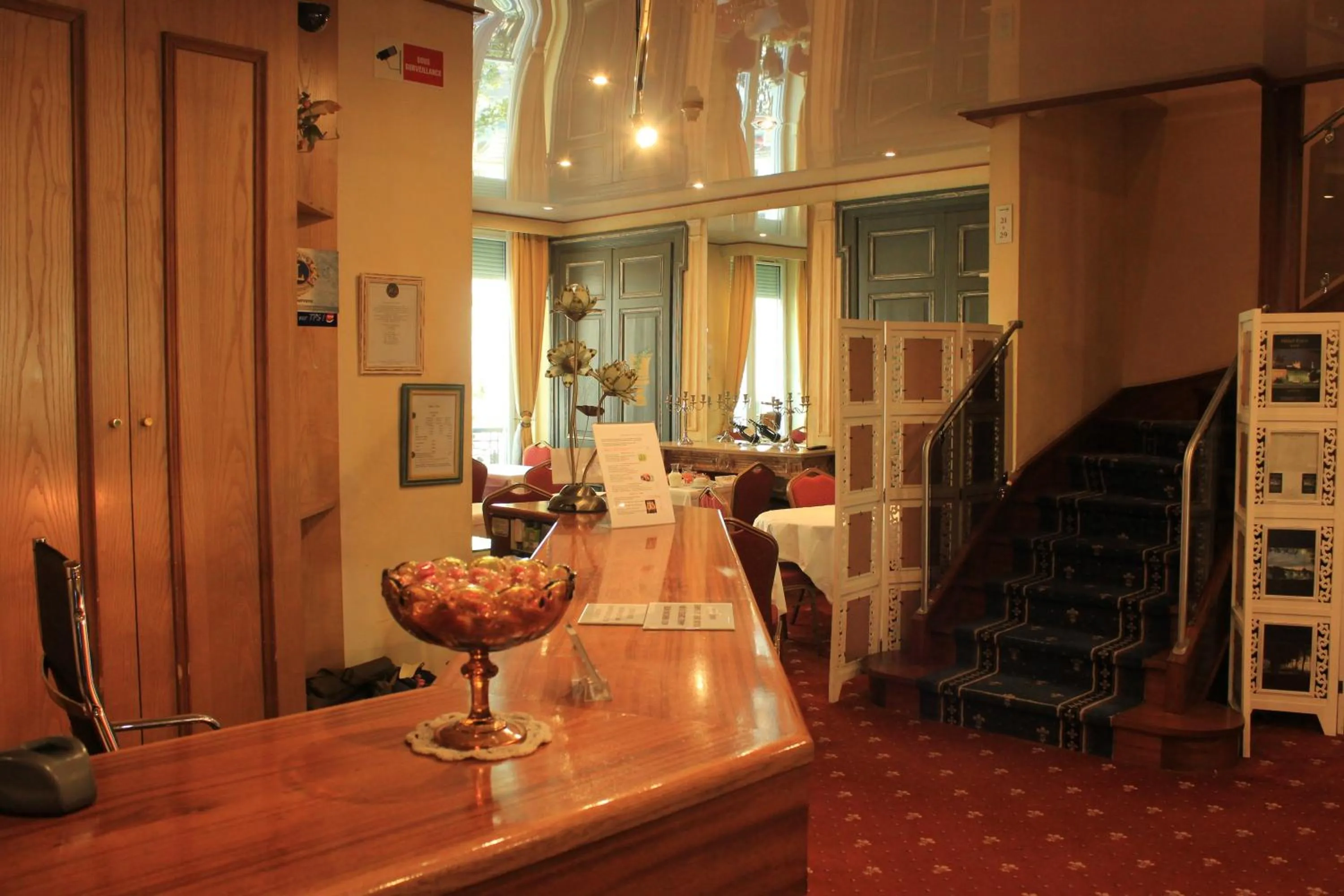 Lobby or reception in Hôtel Foch