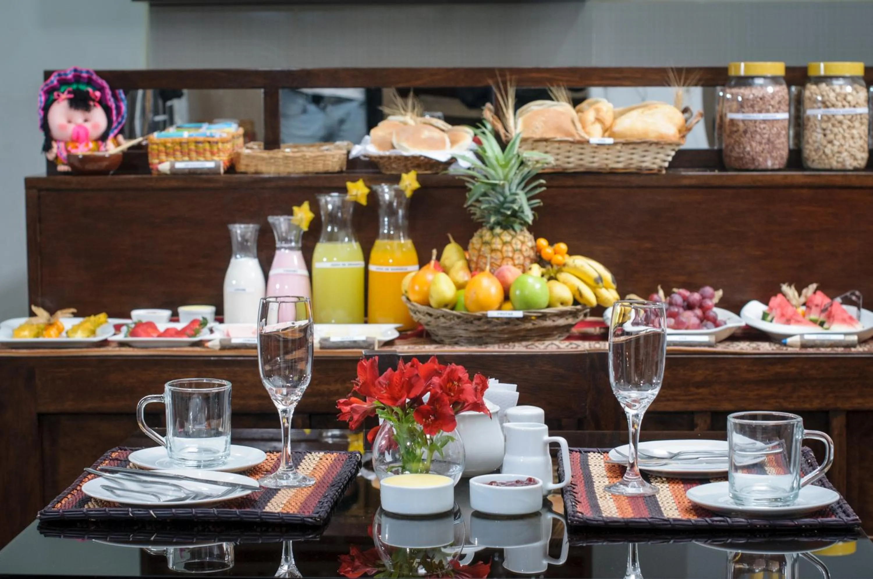 Food and drinks in Posada San Blas