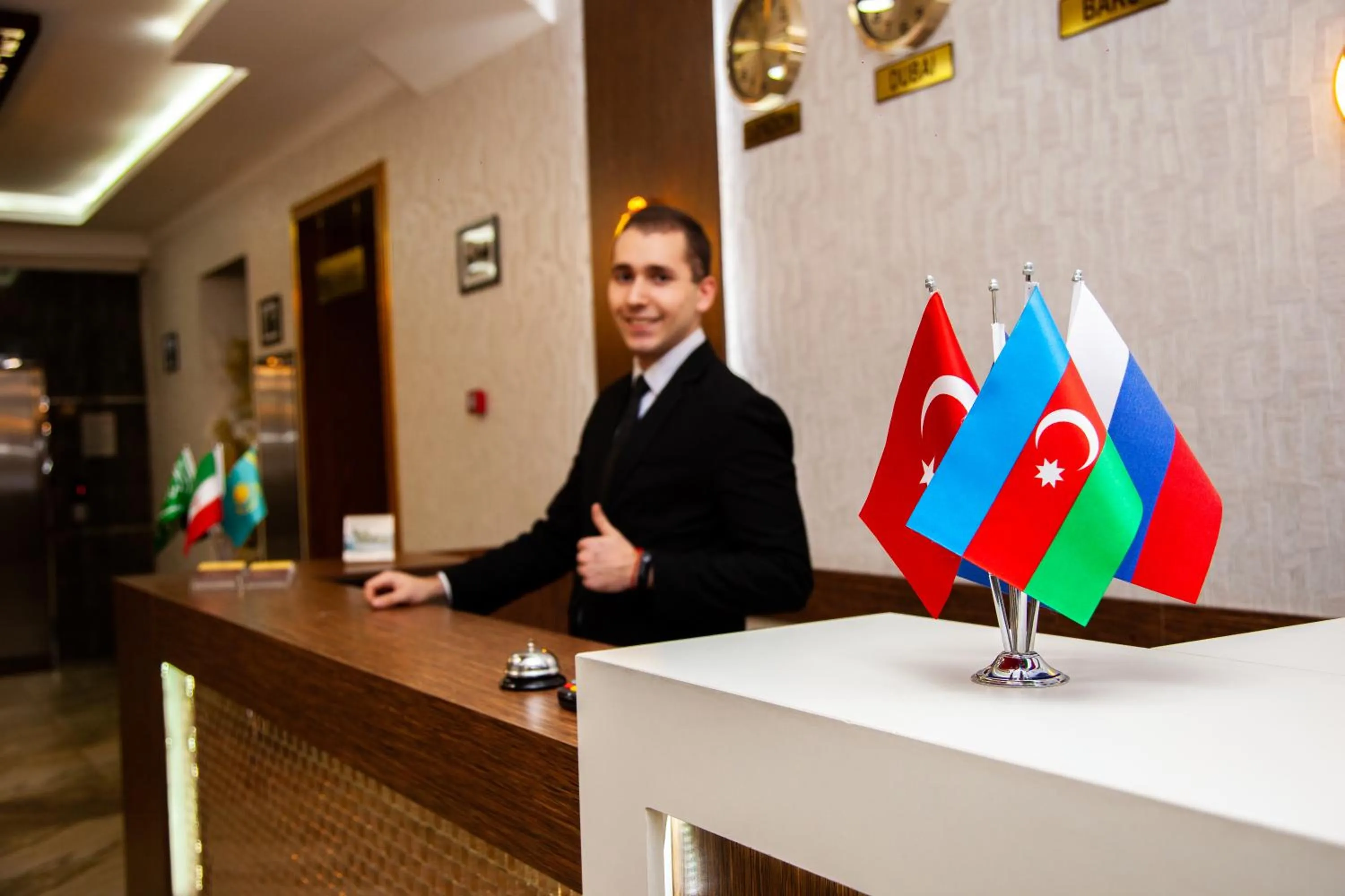 Staff in Mildom Hotel Baku