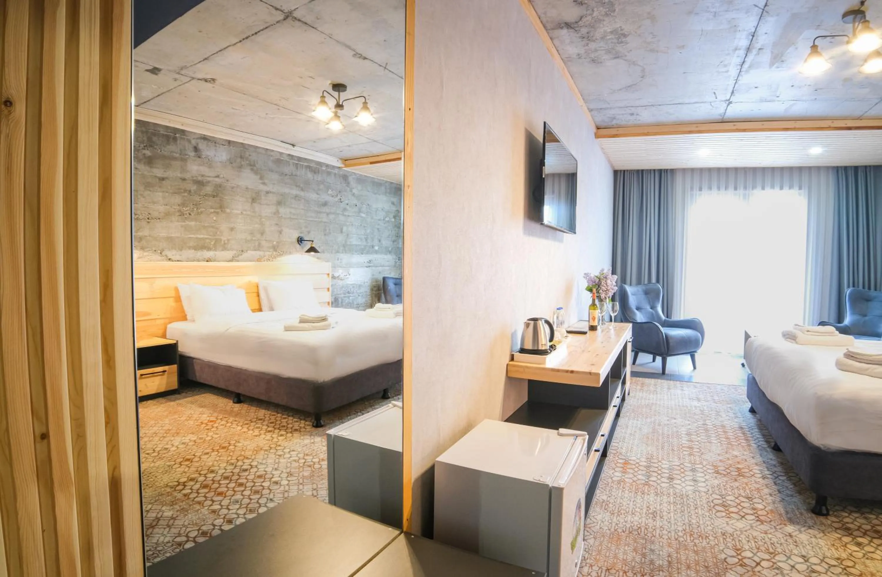 Bedroom, Bed in Hotel Posta