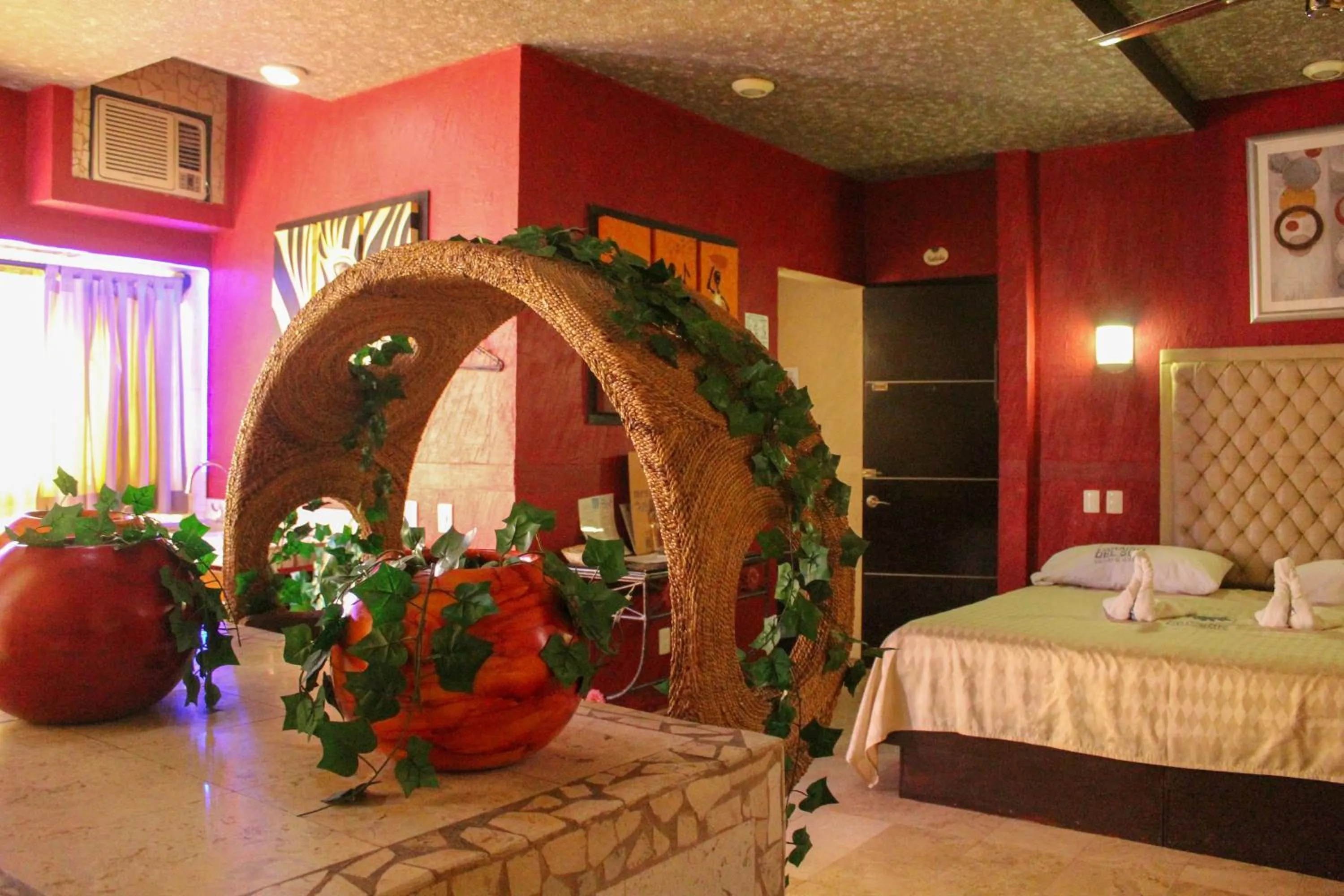 Bedroom, Bed in Villas y Suites Paraiso del Sur