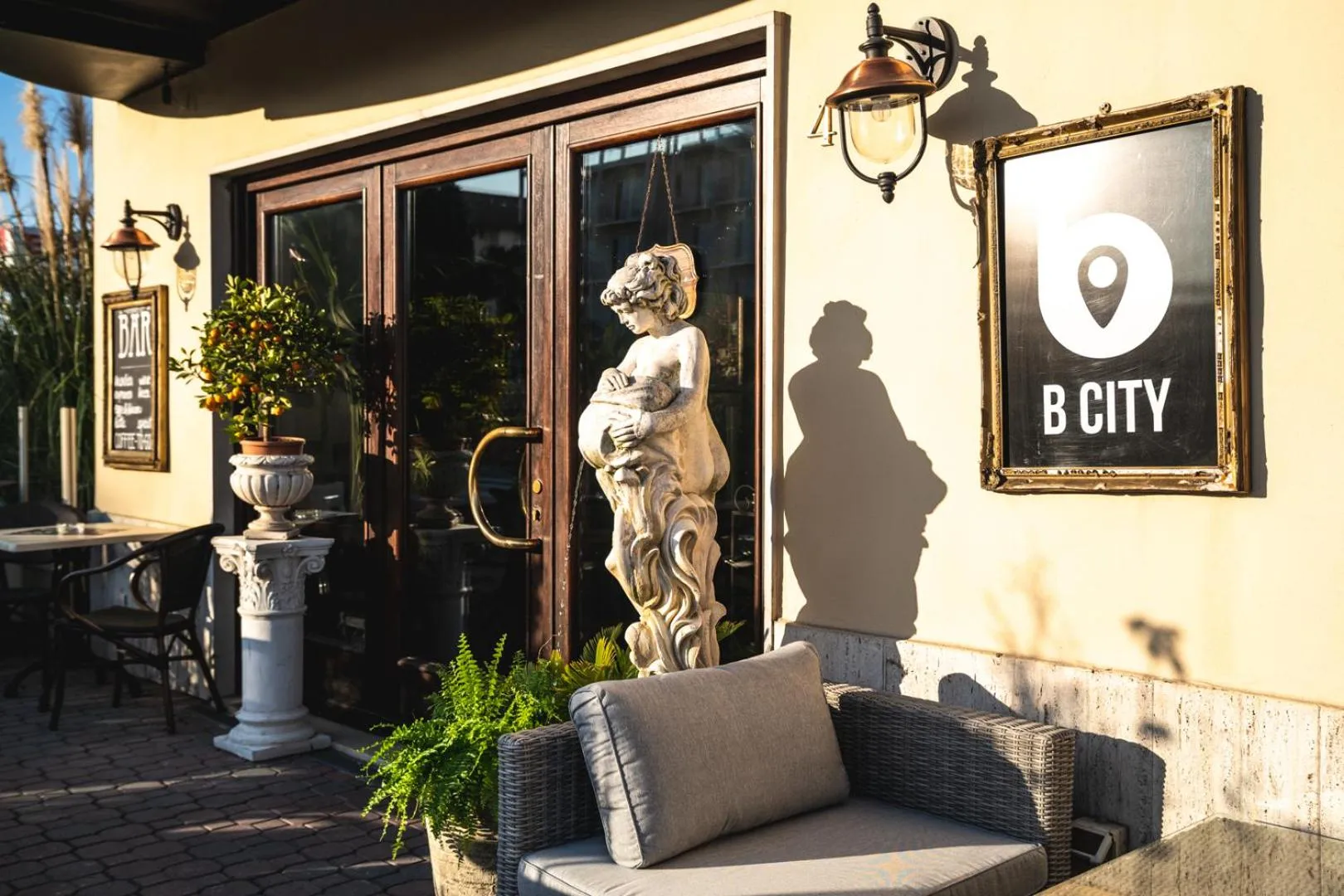 Patio in B City Hotel