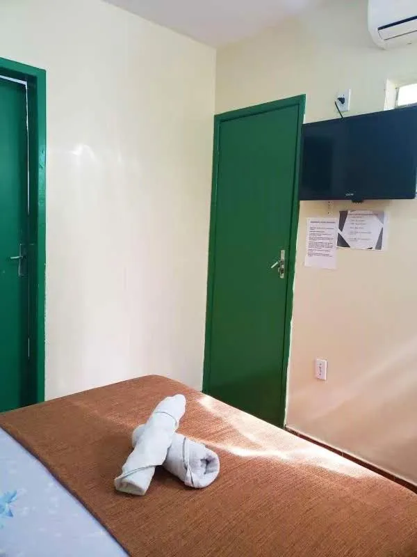 TV and multimedia, Bed in Pousada Catamarã Praia de Pajuçara