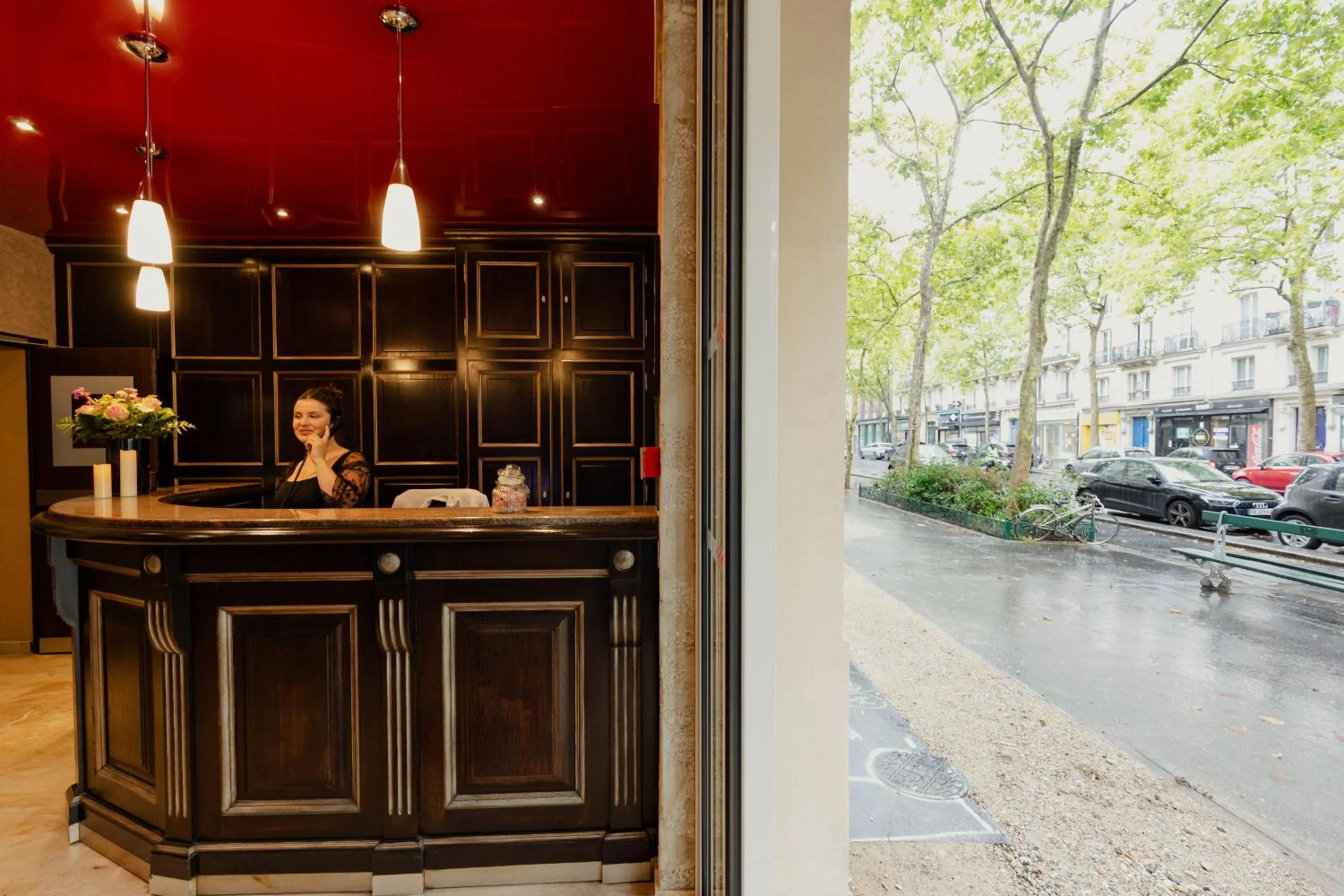 Lobby or reception in Grand Hotel Francais