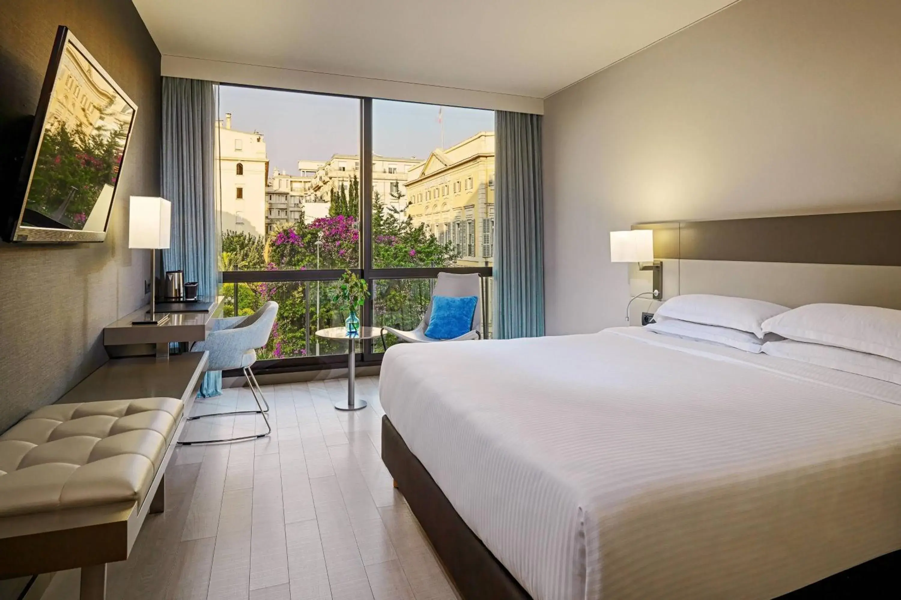 Superior King Room with Garden View in AC Hotel by Marriott Nice Superior King Room with Garden View in AC Hotel by Marriott Nice